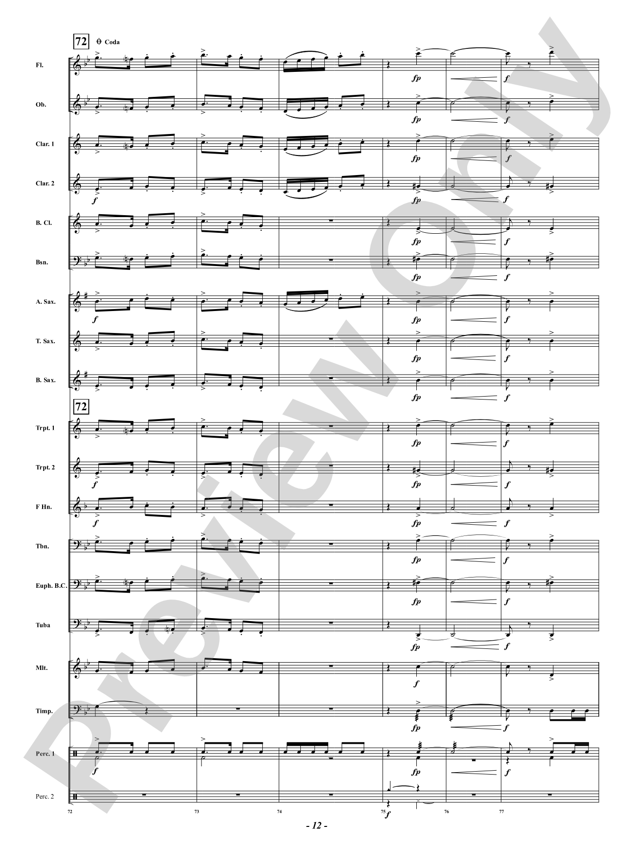 The Sea Dogs March: Concert Band Conductor Score & Parts