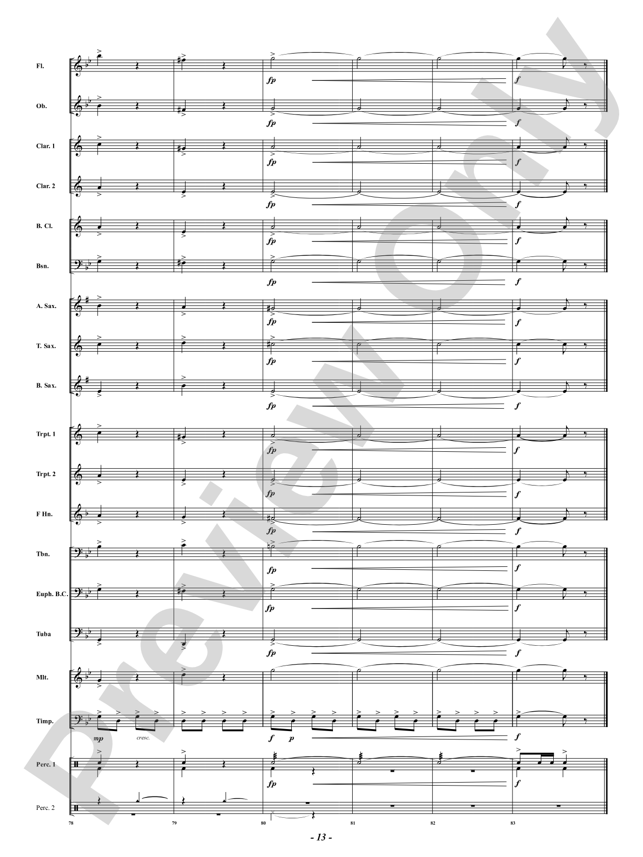 The Sea Dogs March: Concert Band Conductor Score & Parts