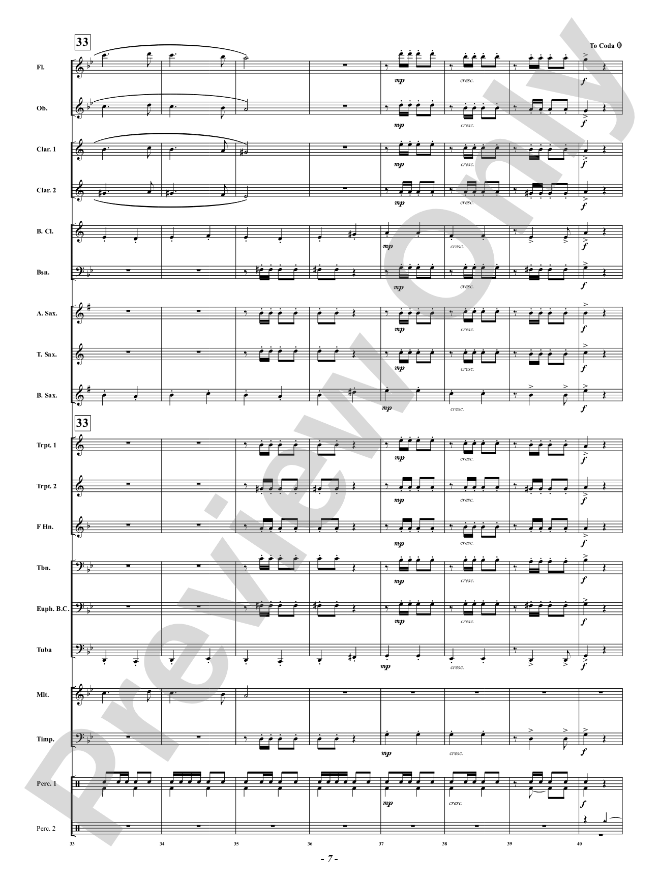 The Sea Dogs March: Concert Band Conductor Score & Parts