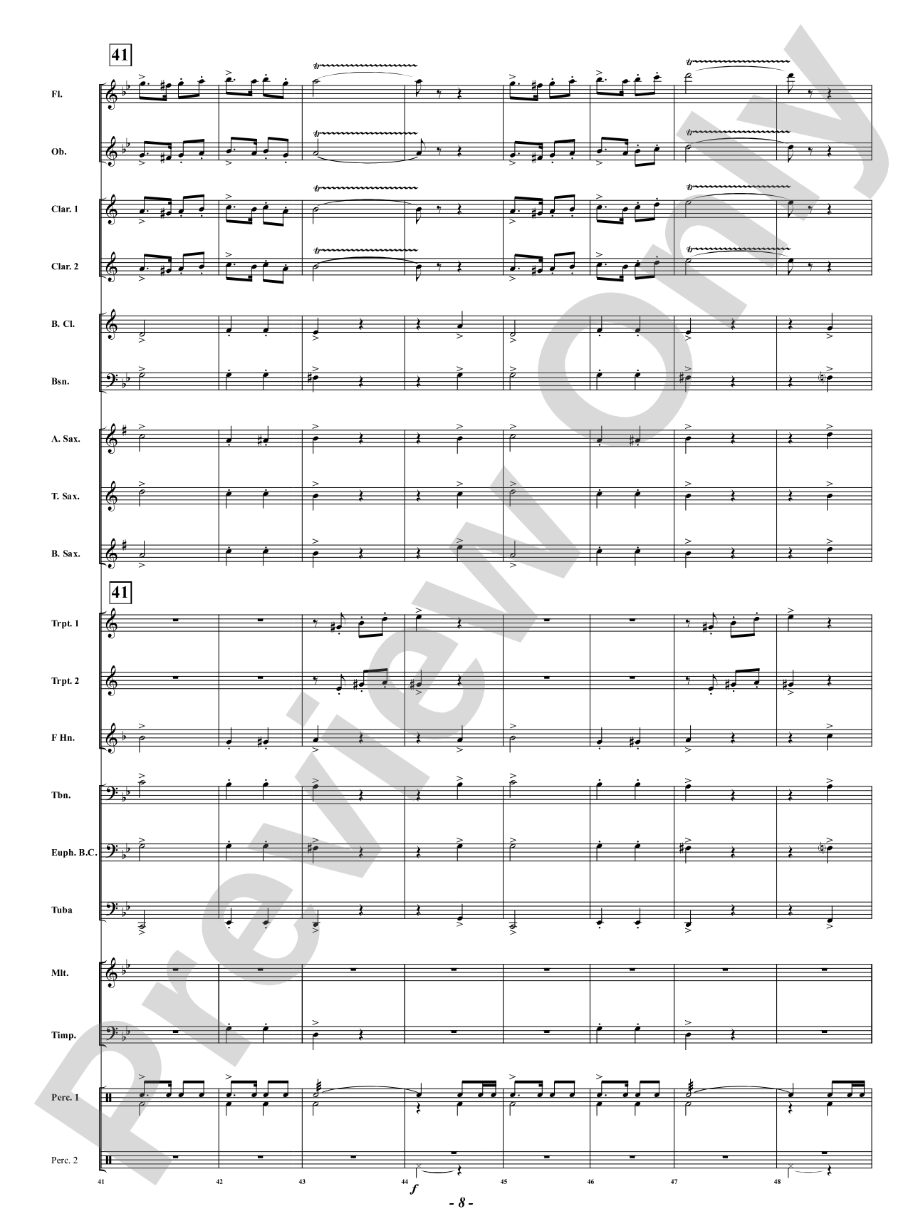 The Sea Dogs March: Concert Band Conductor Score & Parts