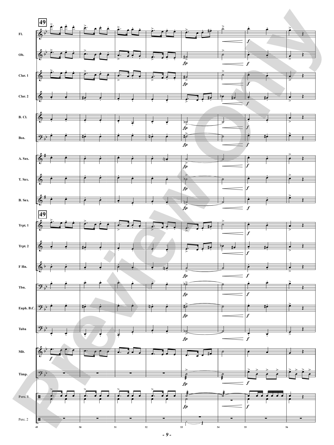 The Sea Dogs March: Concert Band Conductor Score & Parts