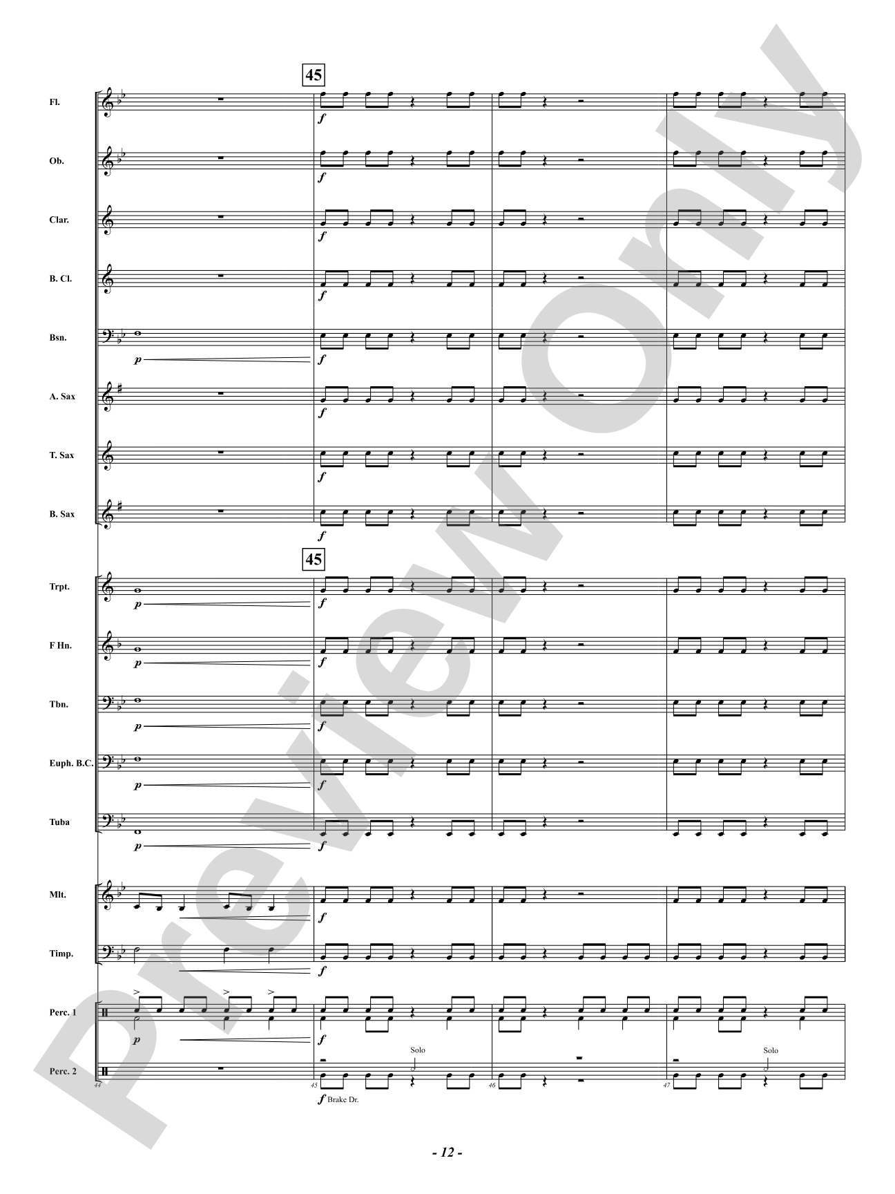 To Dare Greatly: Concert Band Conductor Score & Parts