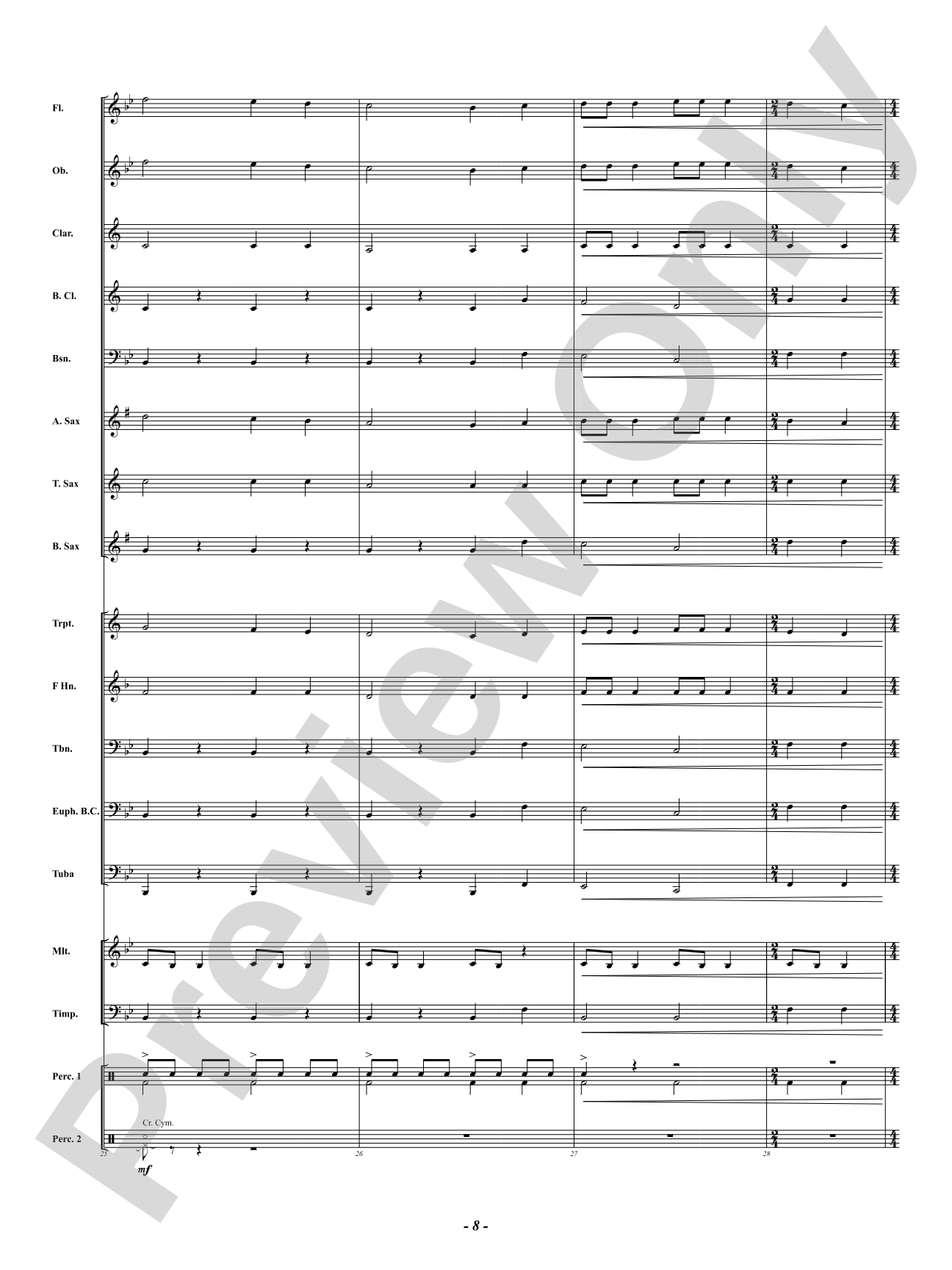 To Dare Greatly: Concert Band Conductor Score & Parts