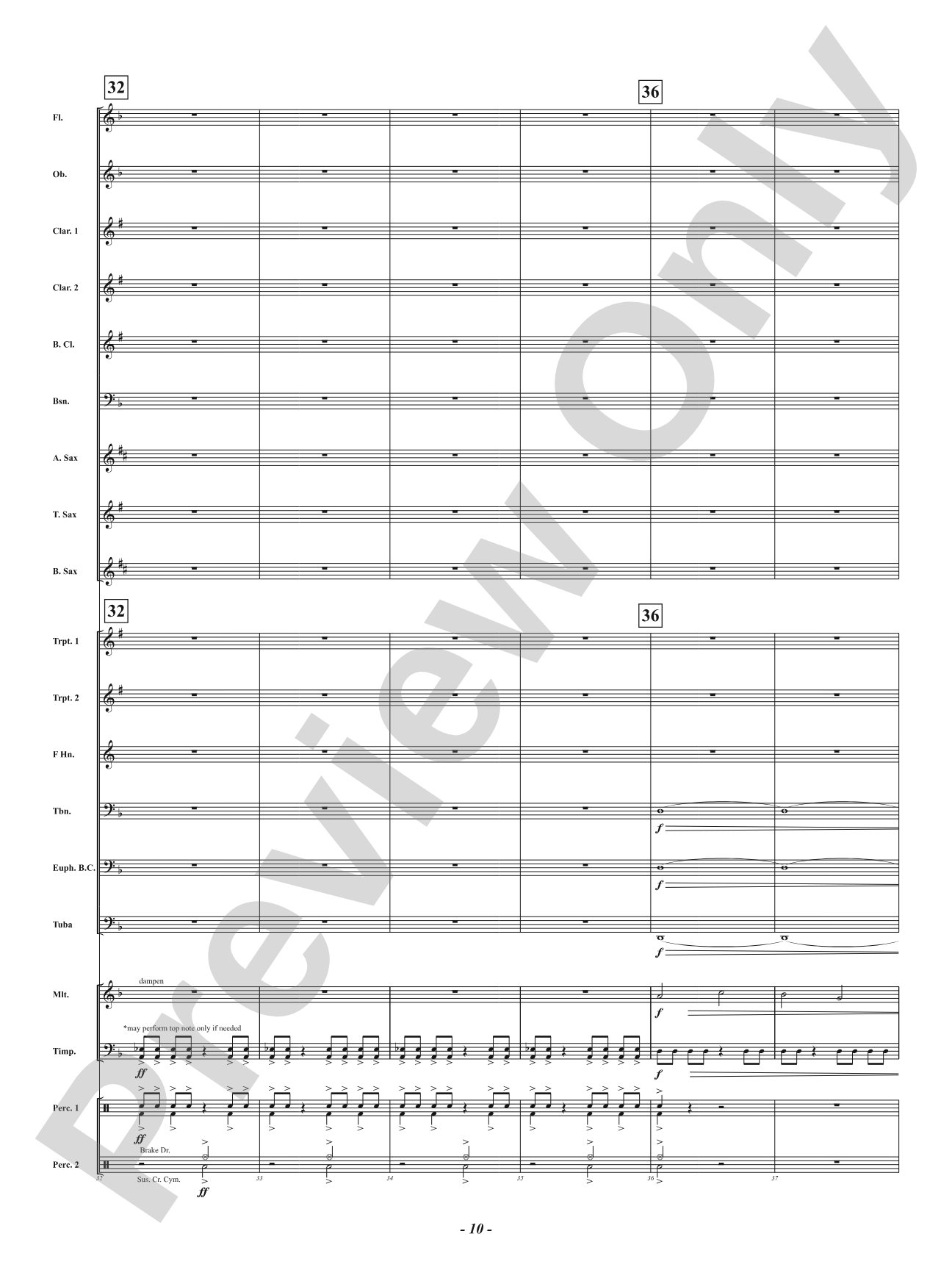 Battle Volcano: Concert Band Conductor Score & Parts