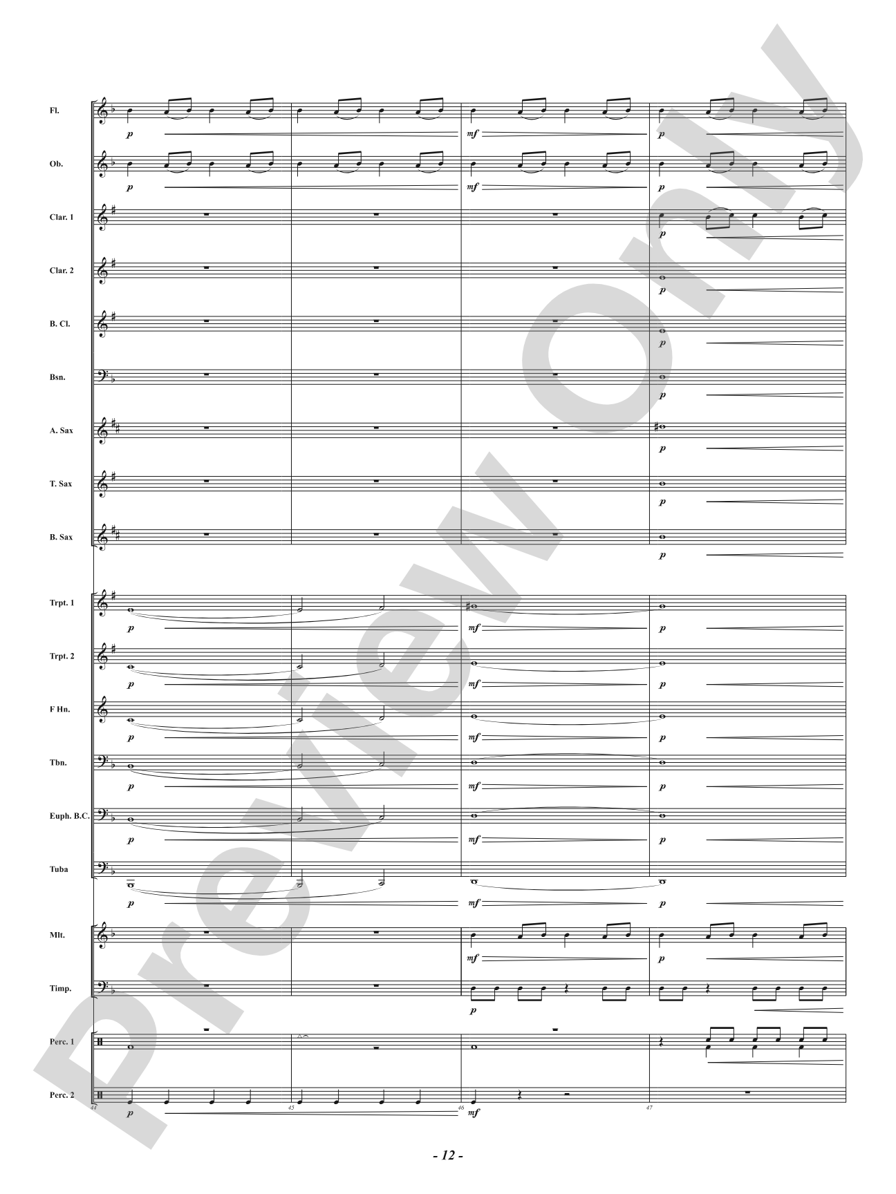 Battle Volcano: Concert Band Conductor Score & Parts