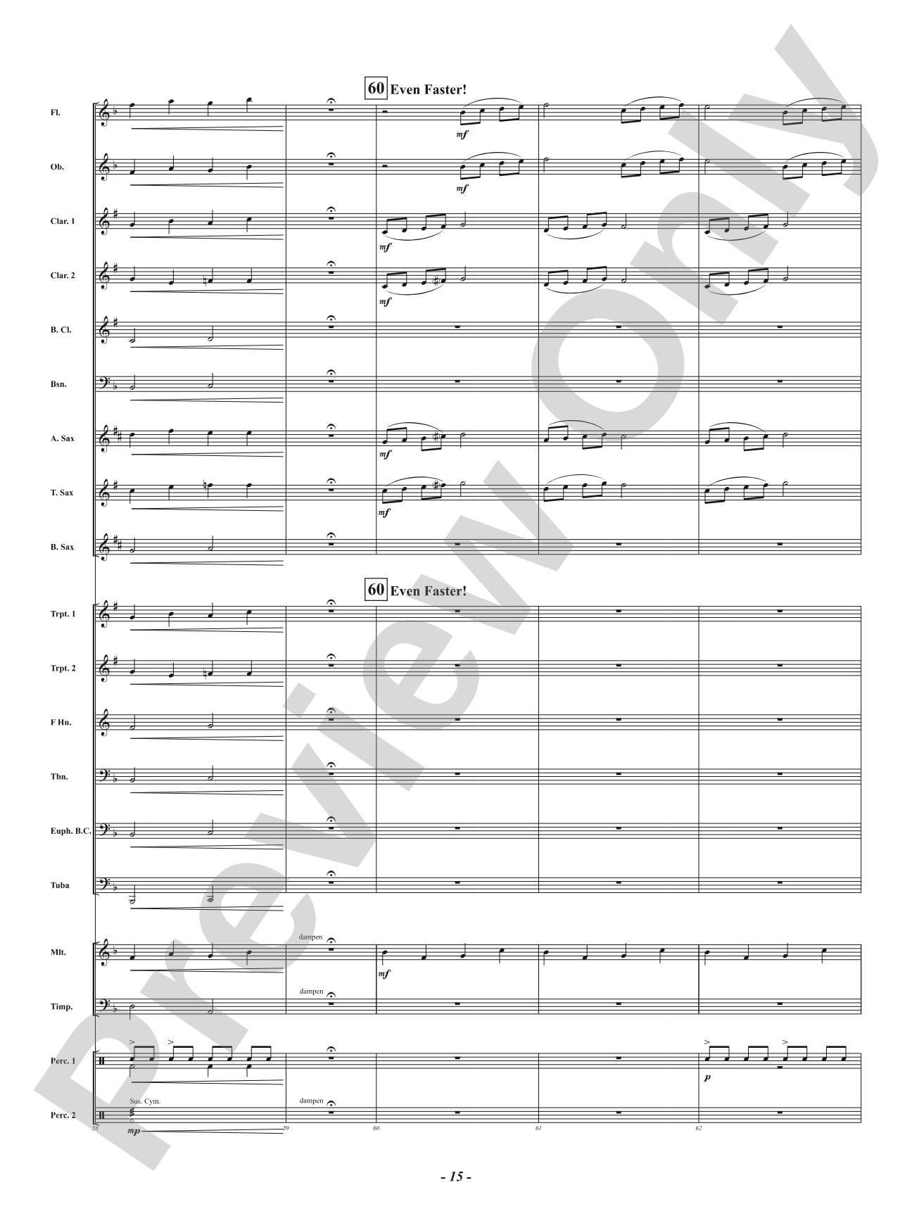 Battle Volcano: Concert Band Conductor Score & Parts
