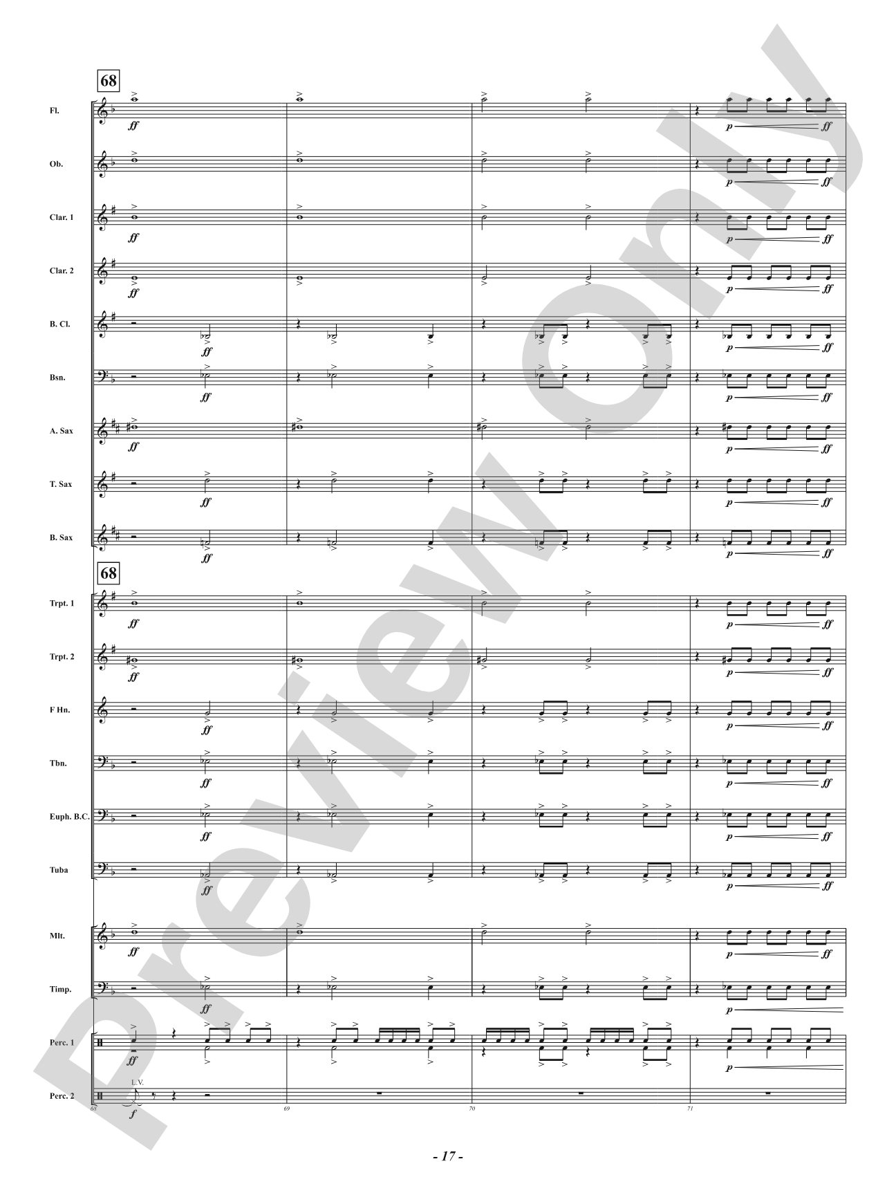 Battle Volcano: Concert Band Conductor Score & Parts