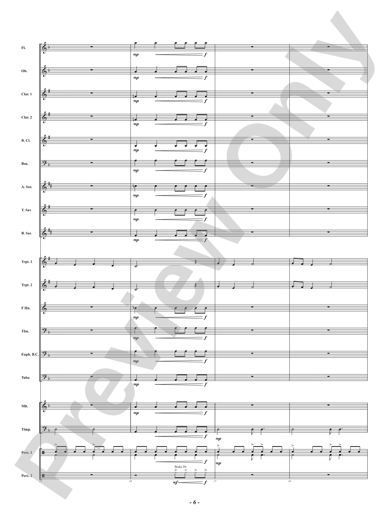 Battle Volcano: Concert Band Conductor Score & Parts