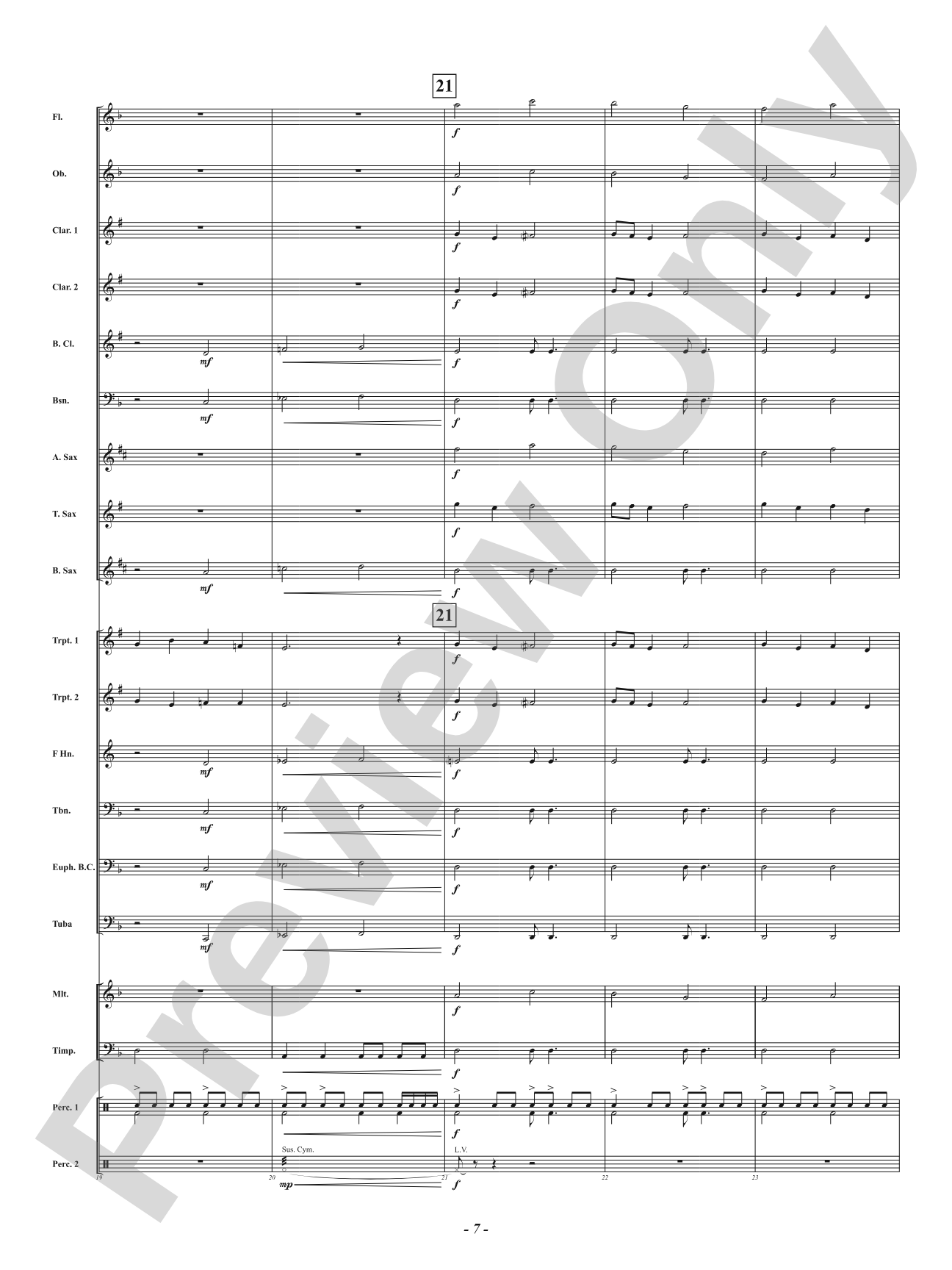 Battle Volcano: Concert Band Conductor Score & Parts