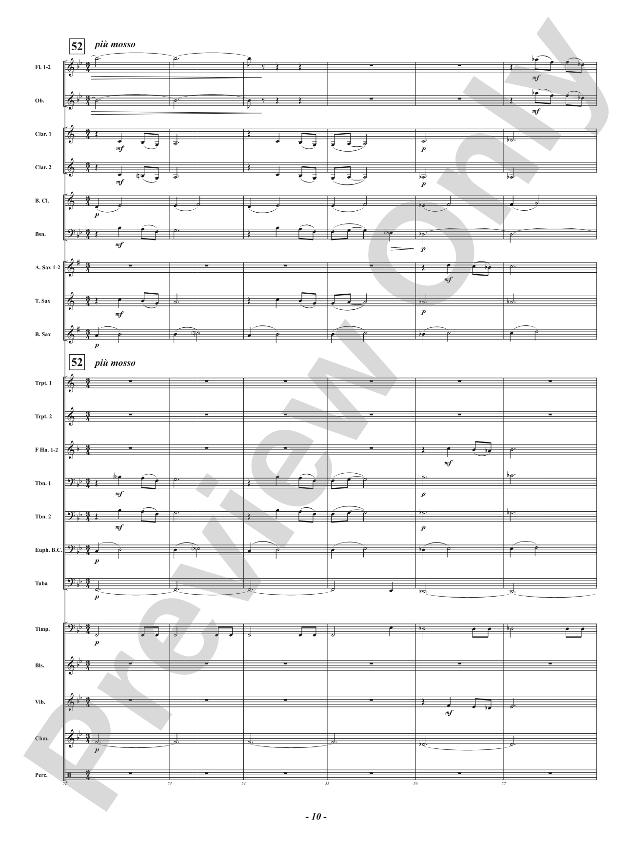 She Loves the Light: Concert Band Conductor Score & Parts