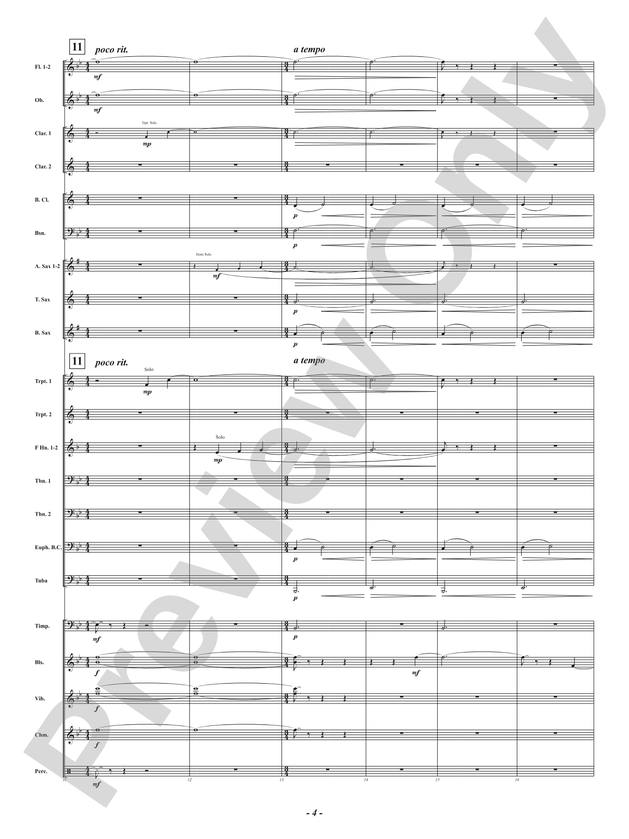 She Loves the Light: Concert Band Conductor Score & Parts