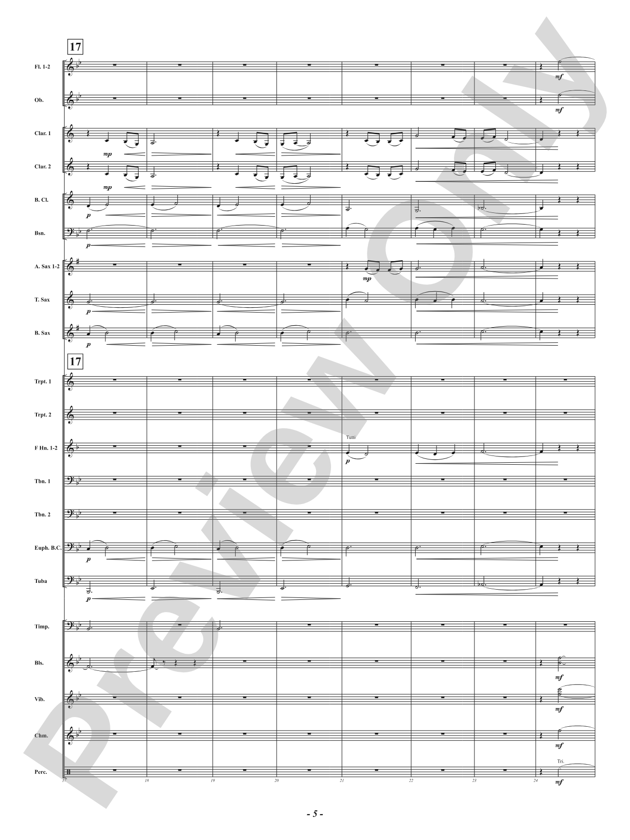 She Loves the Light: Concert Band Conductor Score & Parts