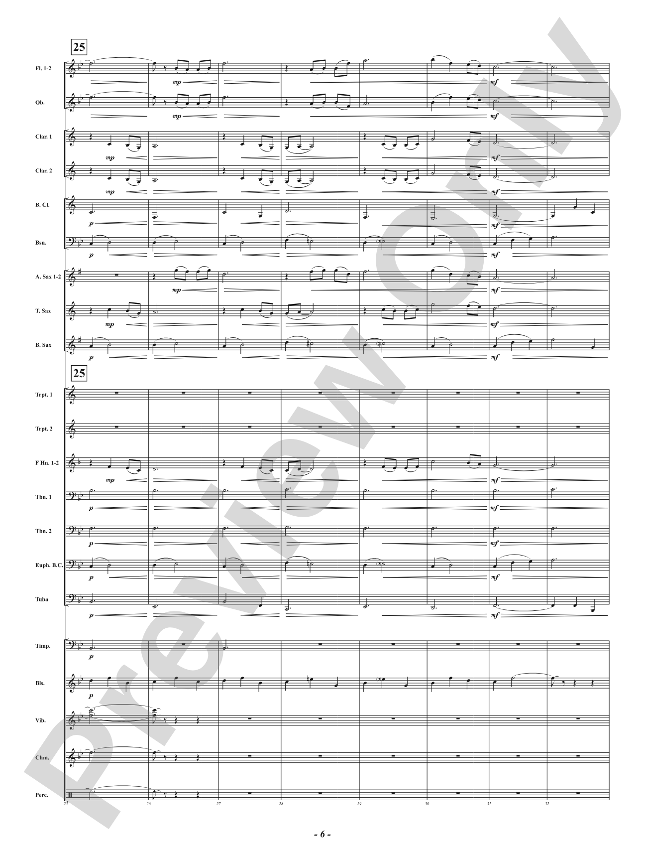 She Loves the Light: Concert Band Conductor Score & Parts