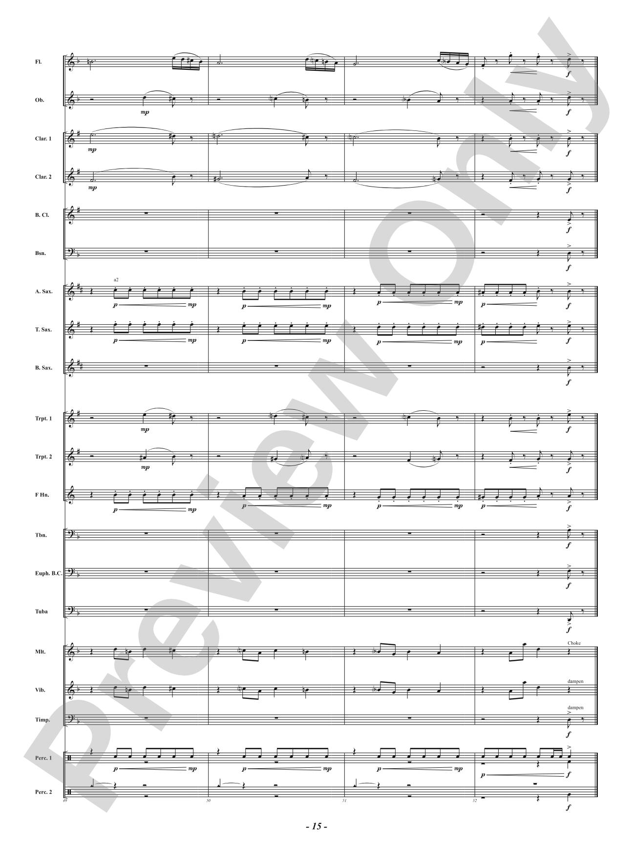 Dance of the Sugar Plum Fairy - For Keyboard Percussion and Band: Concert Band Conductor Score & Parts