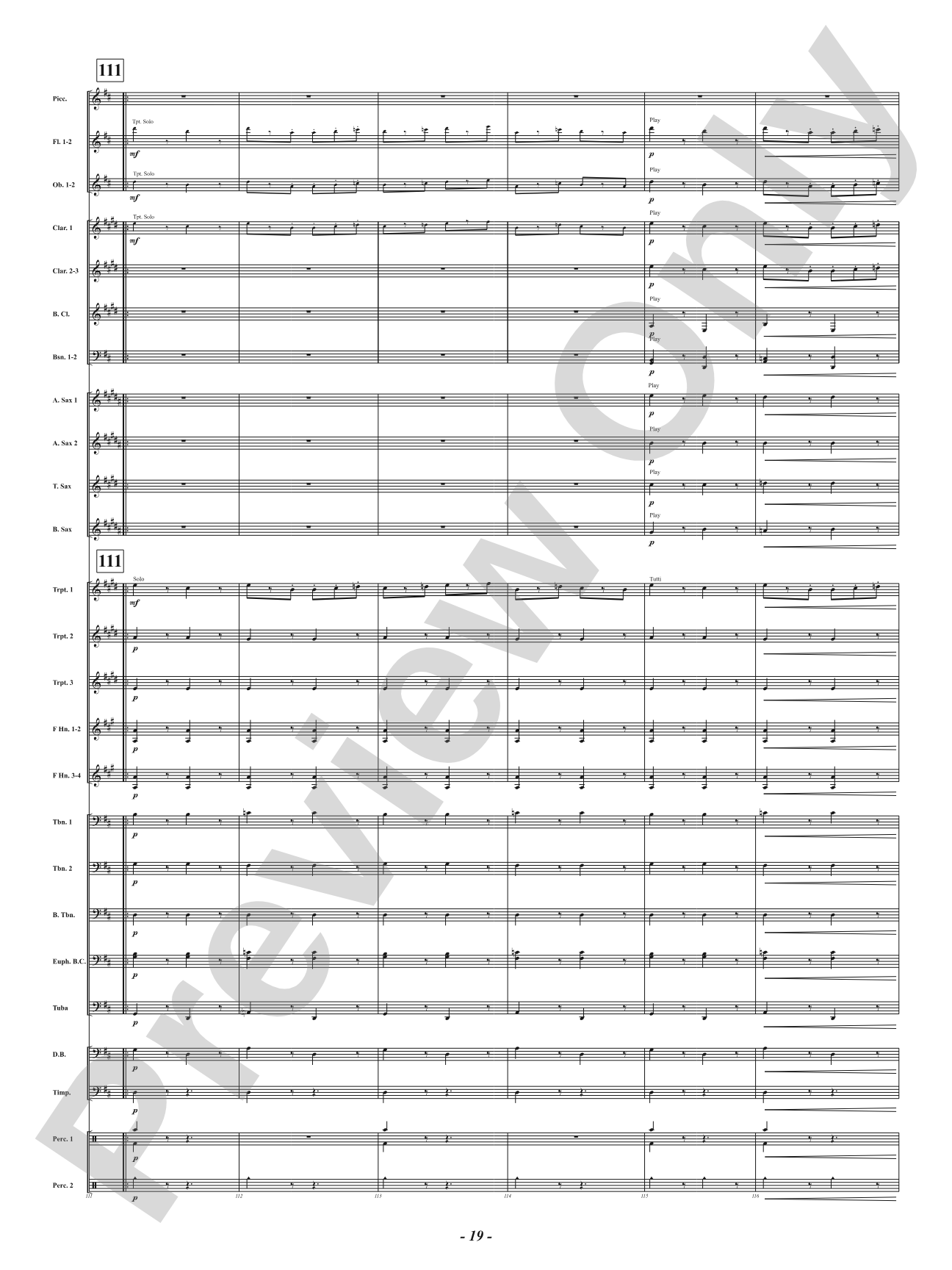 Funeral March of a Marionette: Concert Band Conductor Score & Parts
