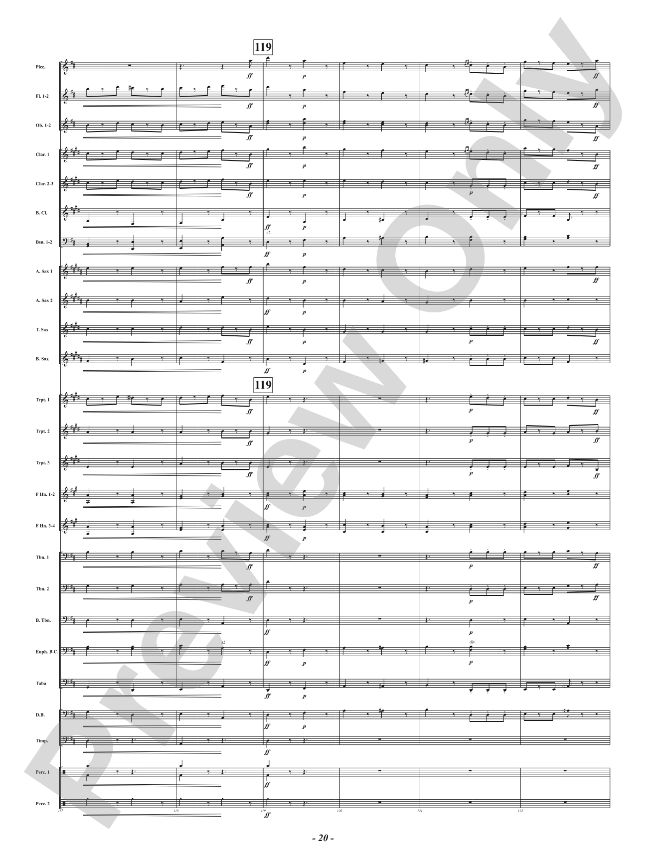 Funeral March of a Marionette: Concert Band Conductor Score & Parts