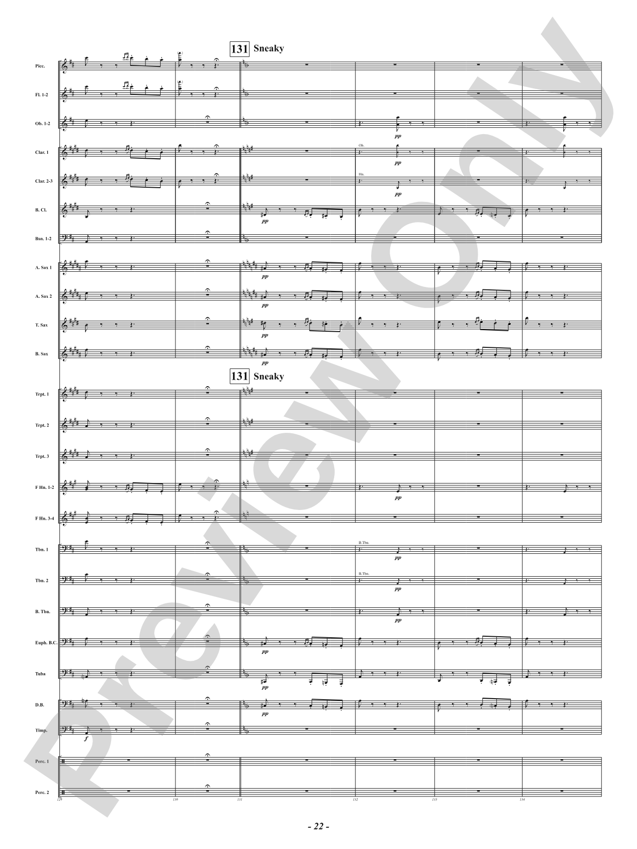 Funeral March of a Marionette: Concert Band Conductor Score & Parts