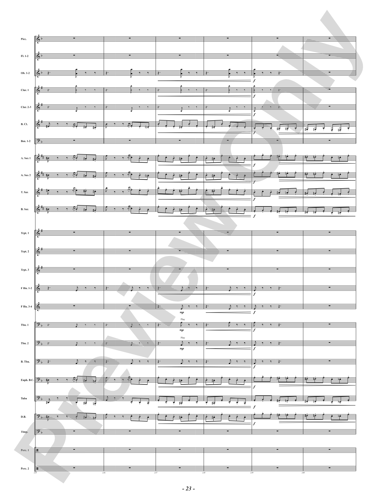 Funeral March of a Marionette: Concert Band Conductor Score & Parts