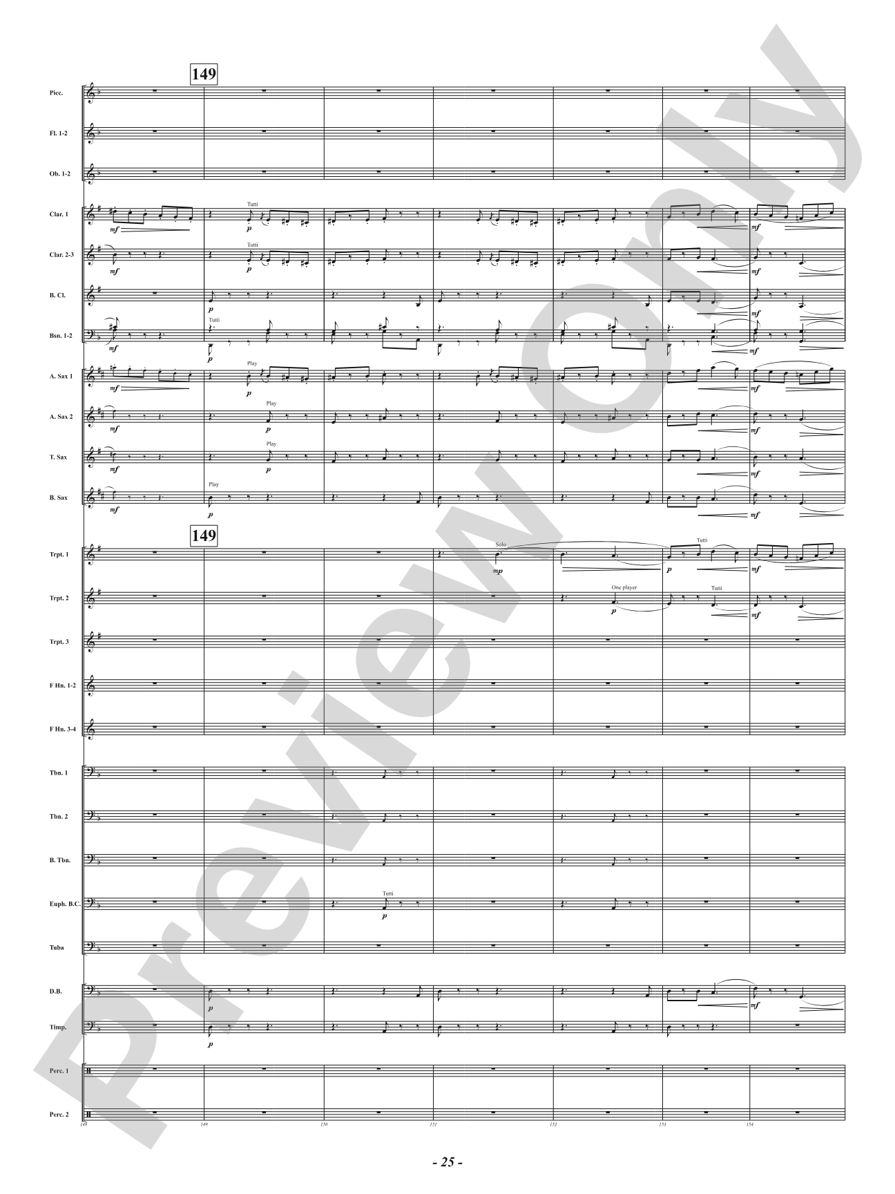 Funeral March of a Marionette: Concert Band Conductor Score & Parts