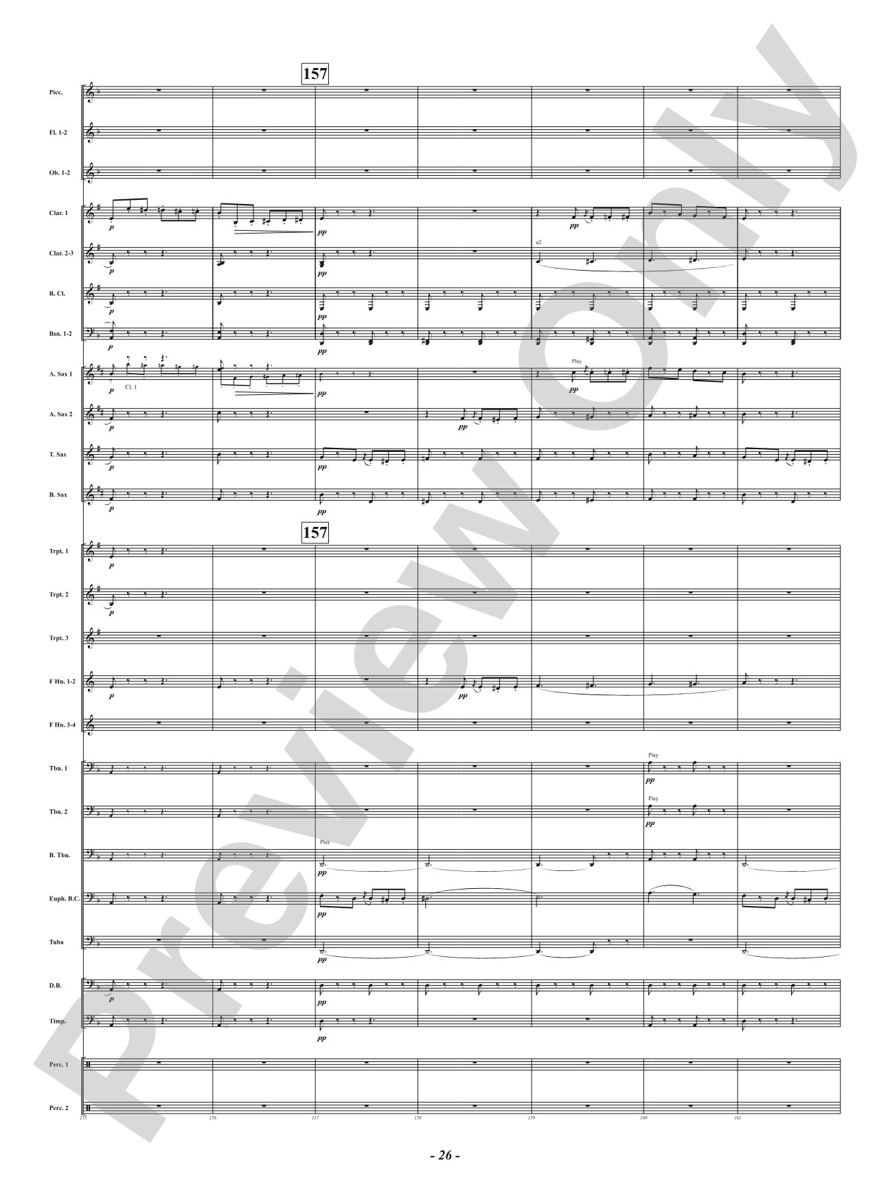 Funeral March of a Marionette: Concert Band Conductor Score & Parts
