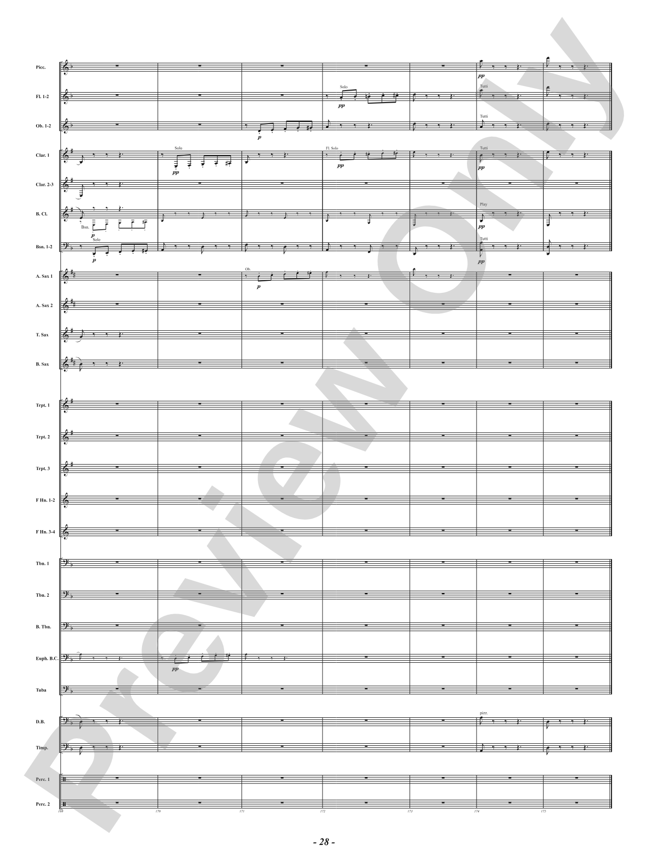 Funeral March of a Marionette: Concert Band Conductor Score & Parts