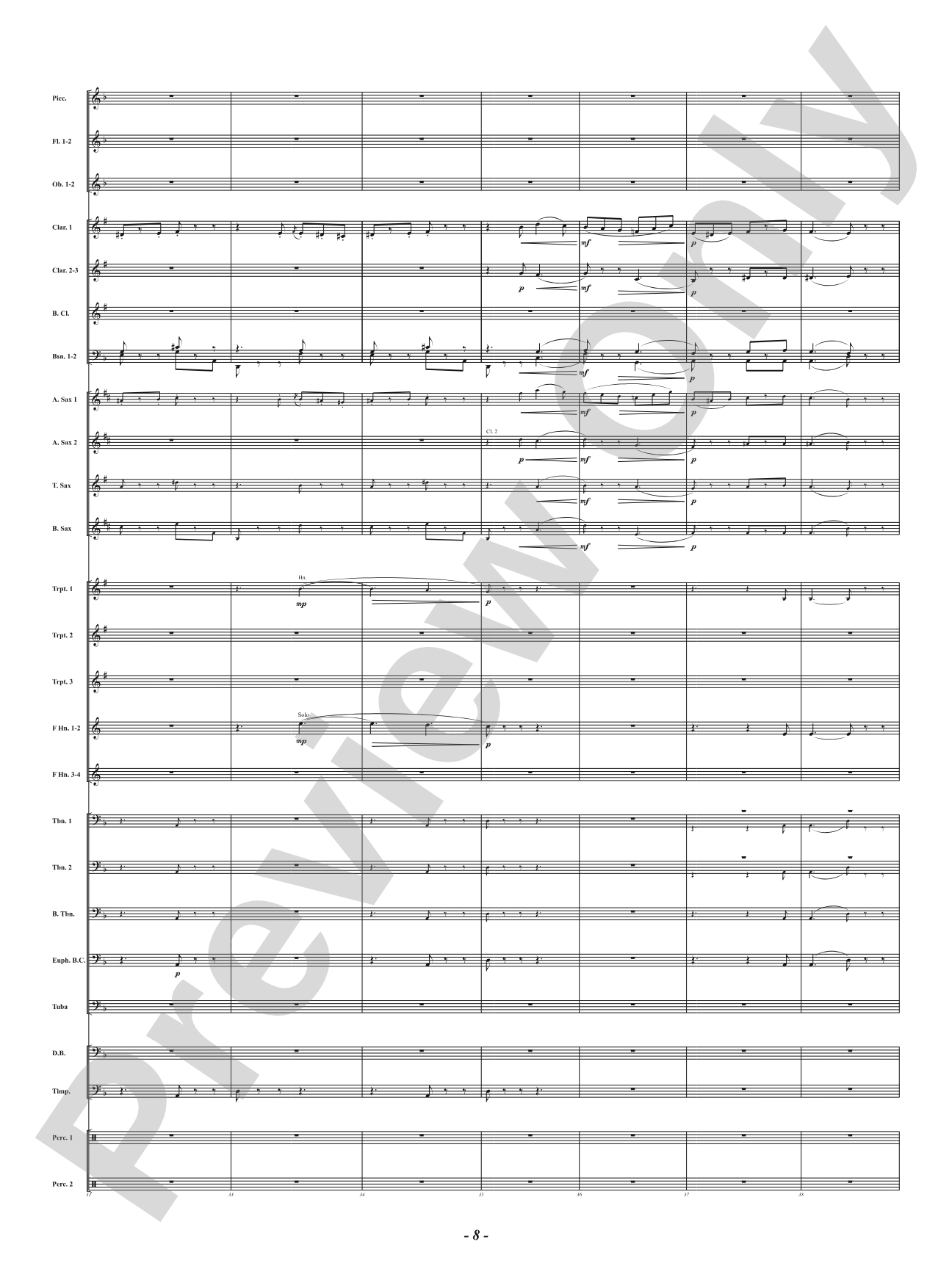 Funeral March of a Marionette: Concert Band Conductor Score & Parts