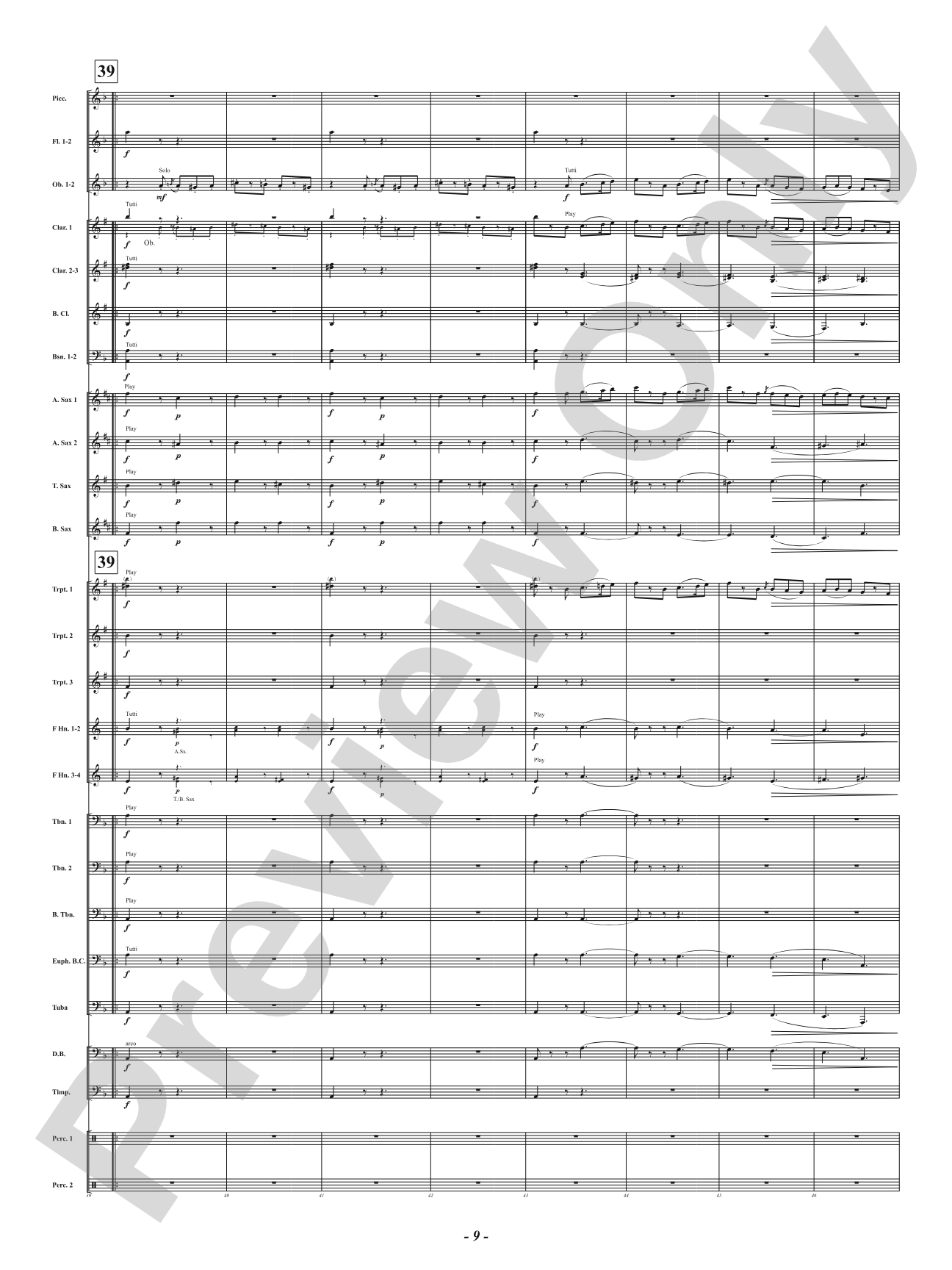 Funeral March of a Marionette: Concert Band Conductor Score & Parts
