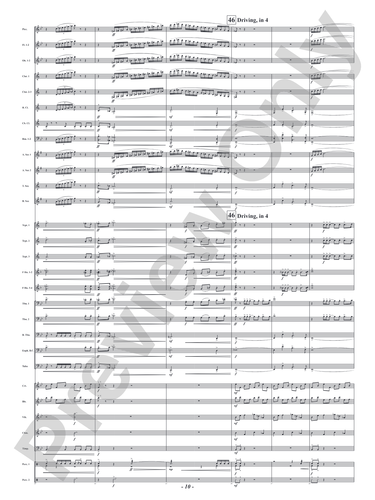 Horizons Untold - Fanfare for Wind Band: Concert Band Conductor Score & Parts