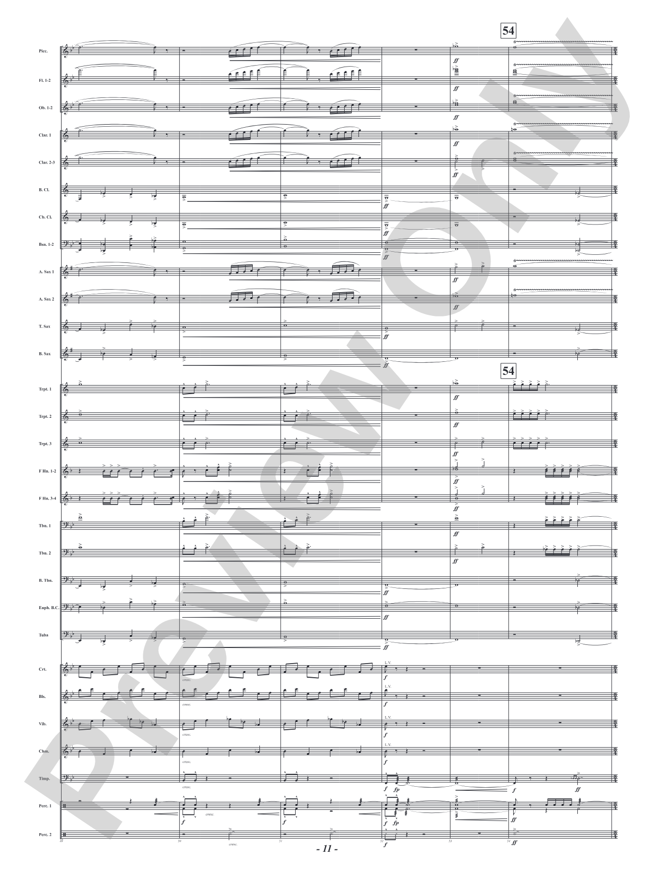 Horizons Untold - Fanfare for Wind Band: Concert Band Conductor Score & Parts