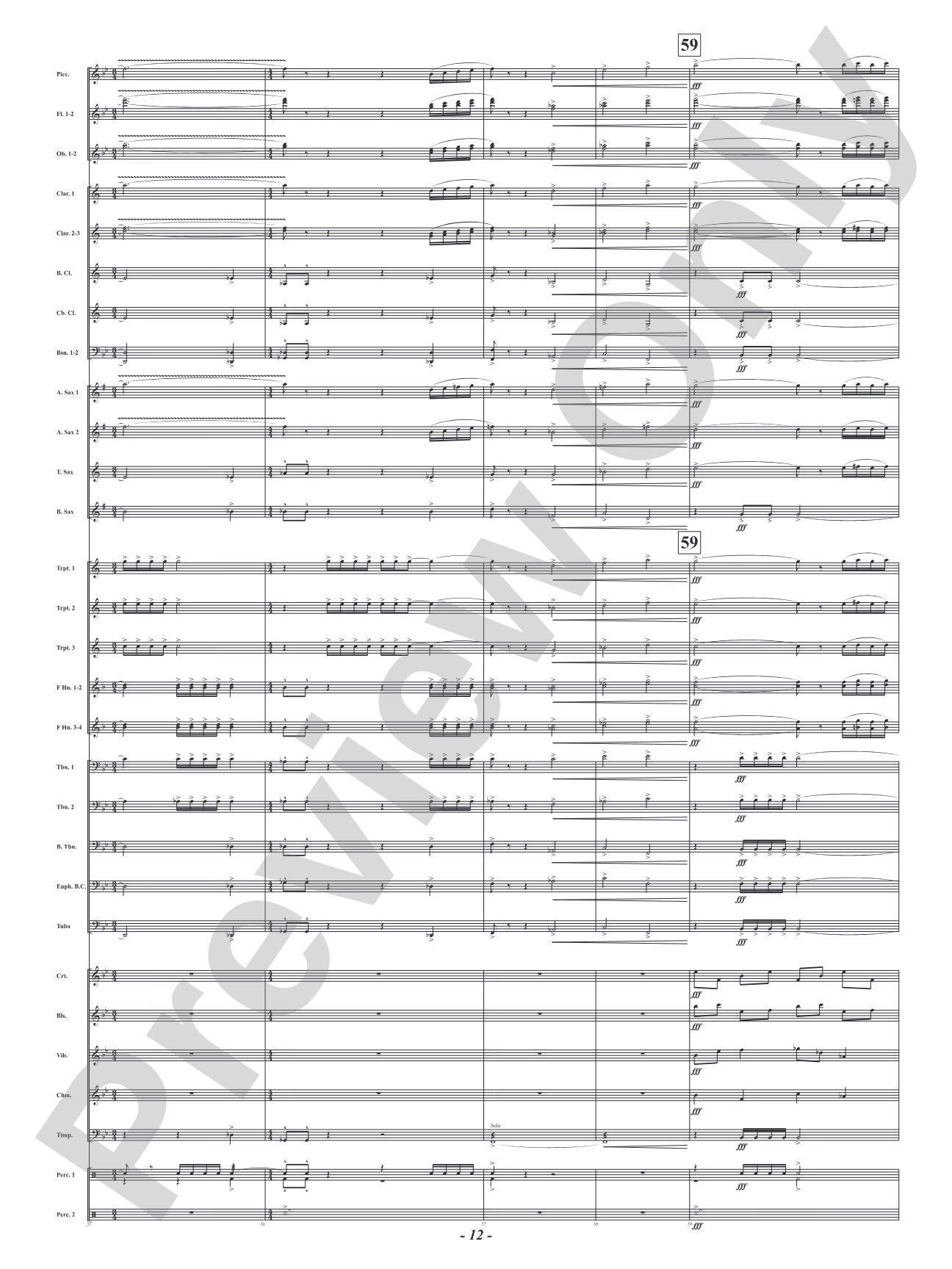 Horizons Untold - Fanfare for Wind Band: Concert Band Conductor Score & Parts
