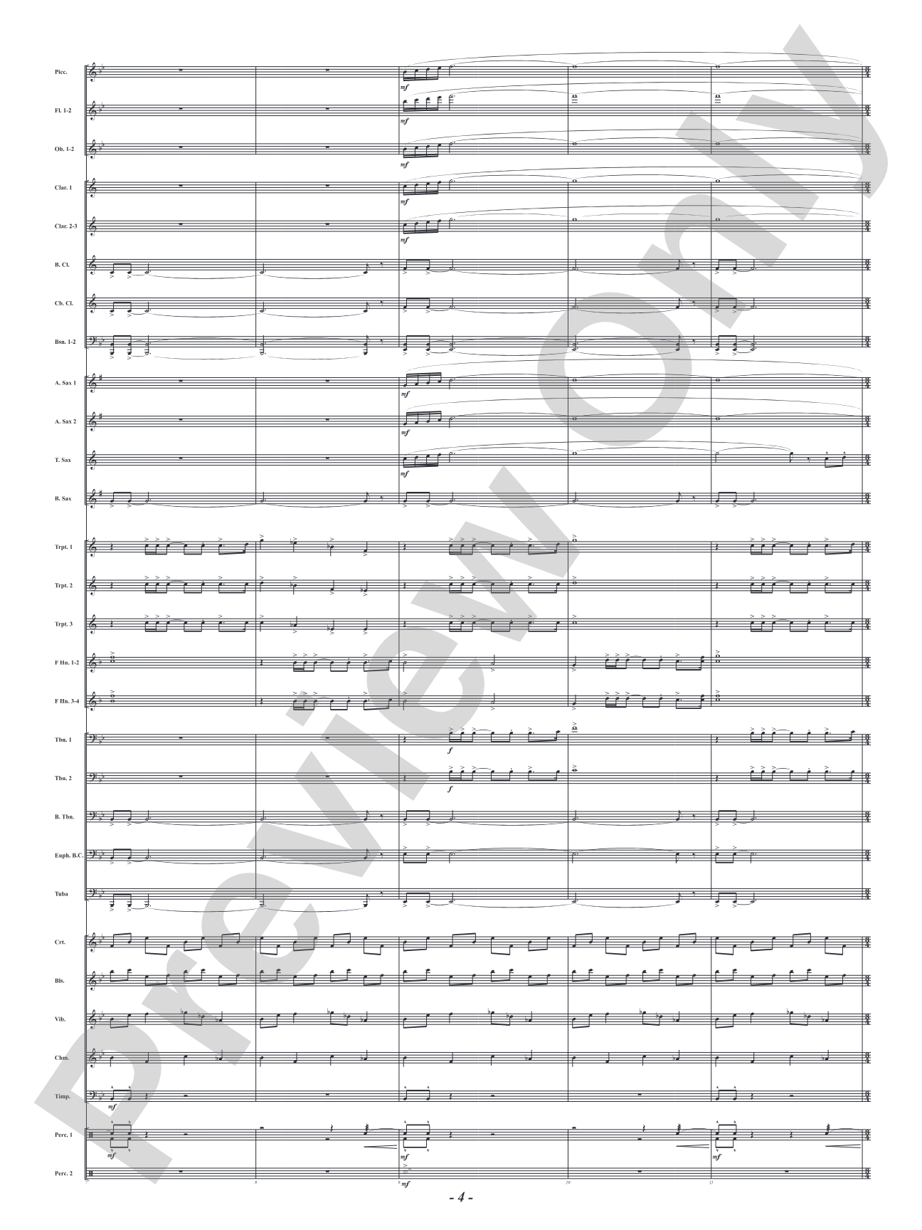 Horizons Untold - Fanfare for Wind Band: Concert Band Conductor Score & Parts