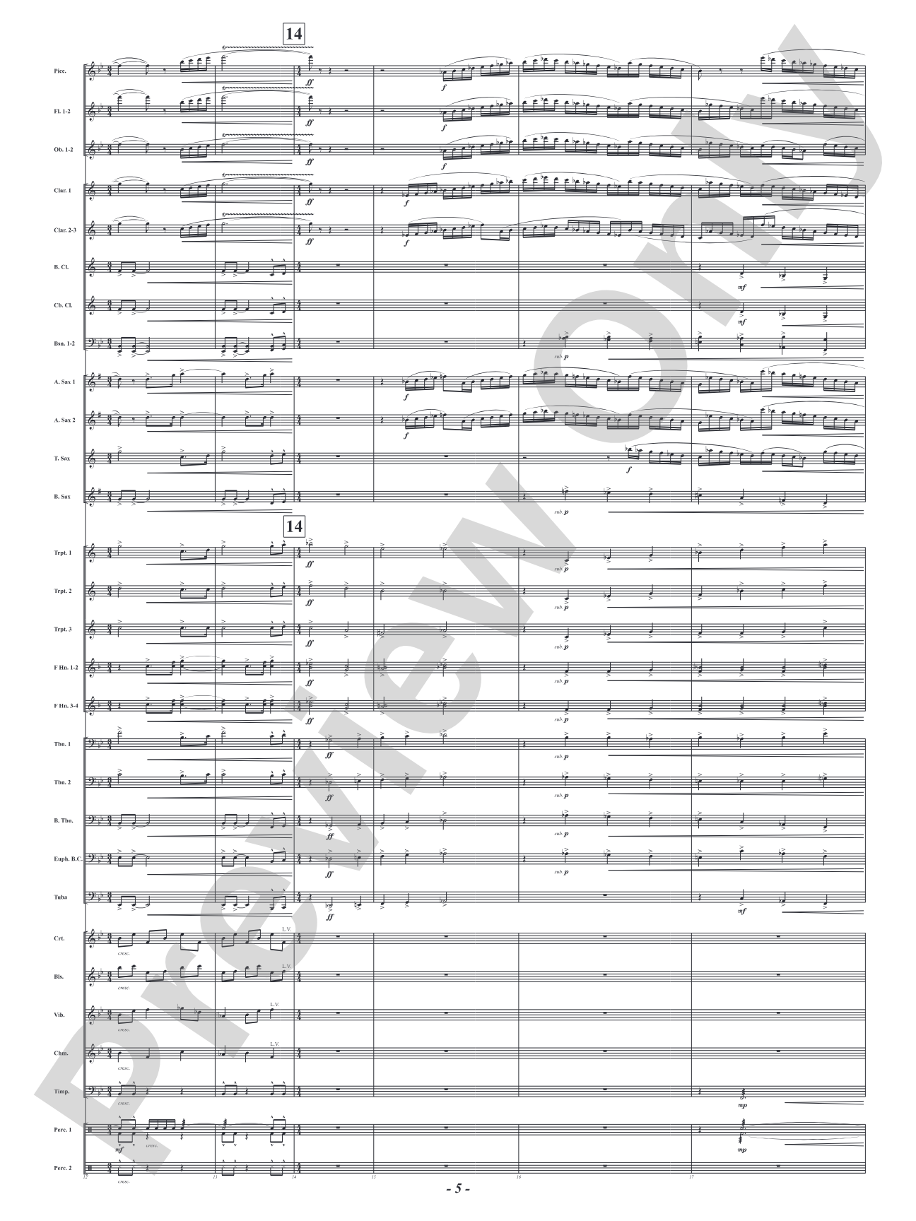Horizons Untold - Fanfare for Wind Band: Concert Band Conductor Score & Parts