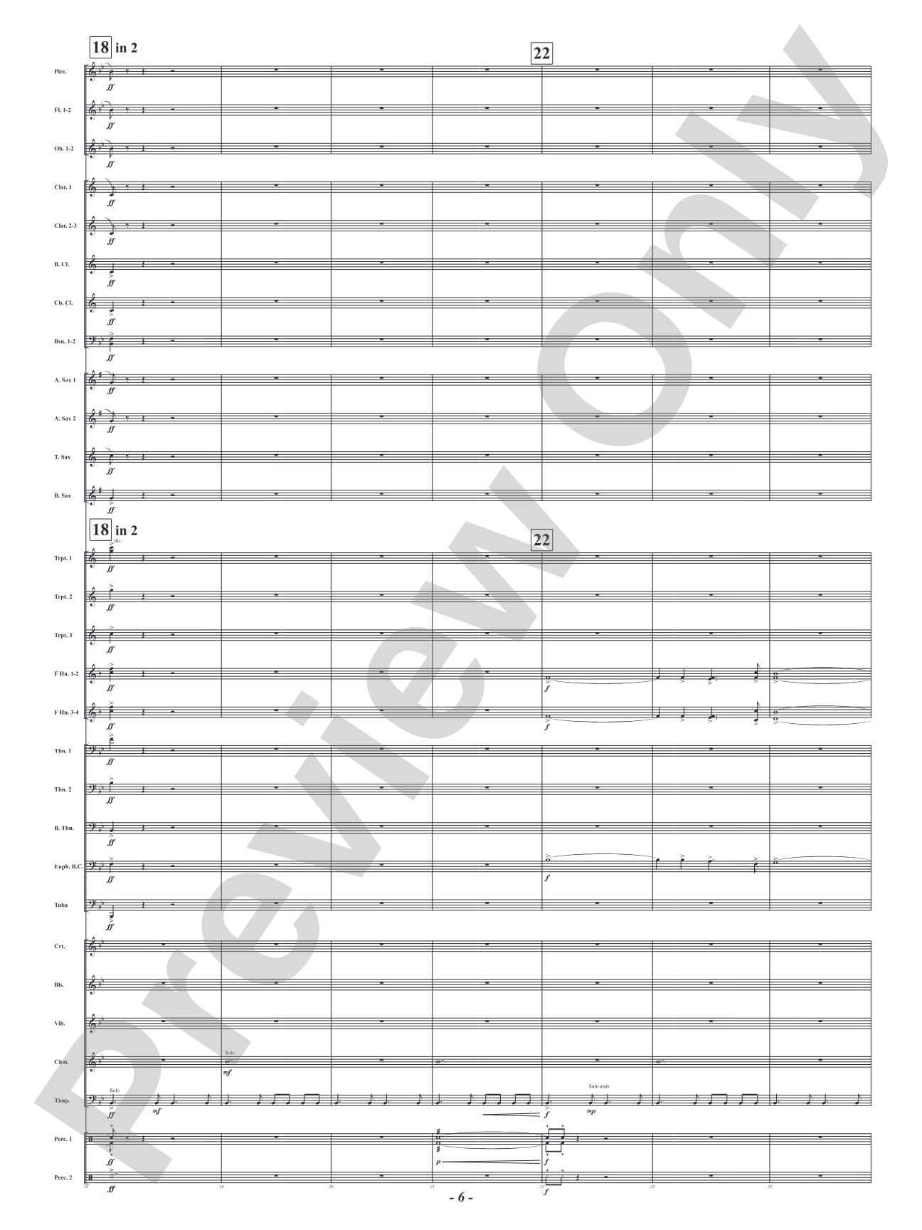 Horizons Untold - Fanfare for Wind Band: Concert Band Conductor Score & Parts