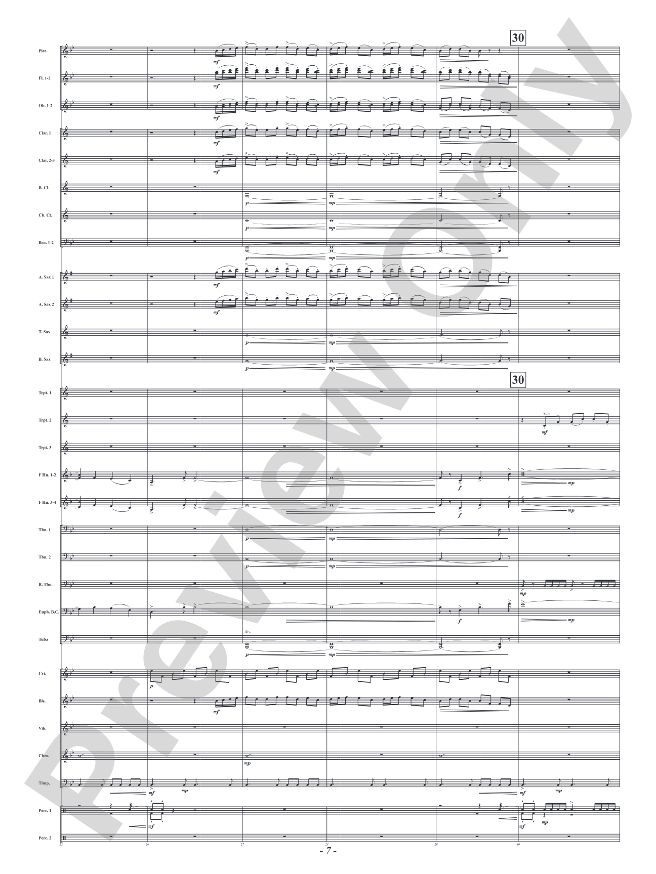 Horizons Untold - Fanfare for Wind Band: Concert Band Conductor Score & Parts