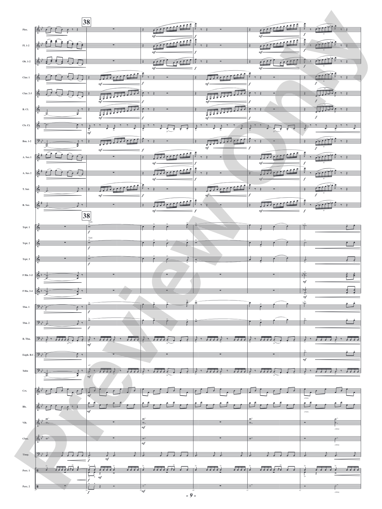 Horizons Untold - Fanfare for Wind Band: Concert Band Conductor Score & Parts
