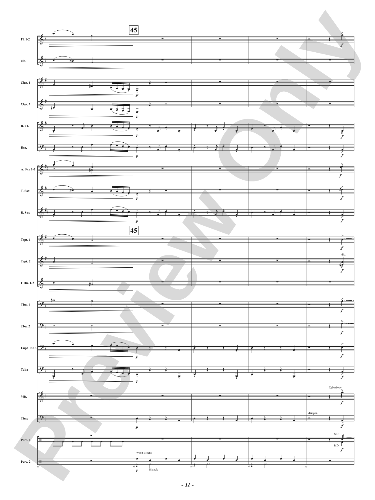 Not So Silent Night: Concert Band Conductor Score & Parts