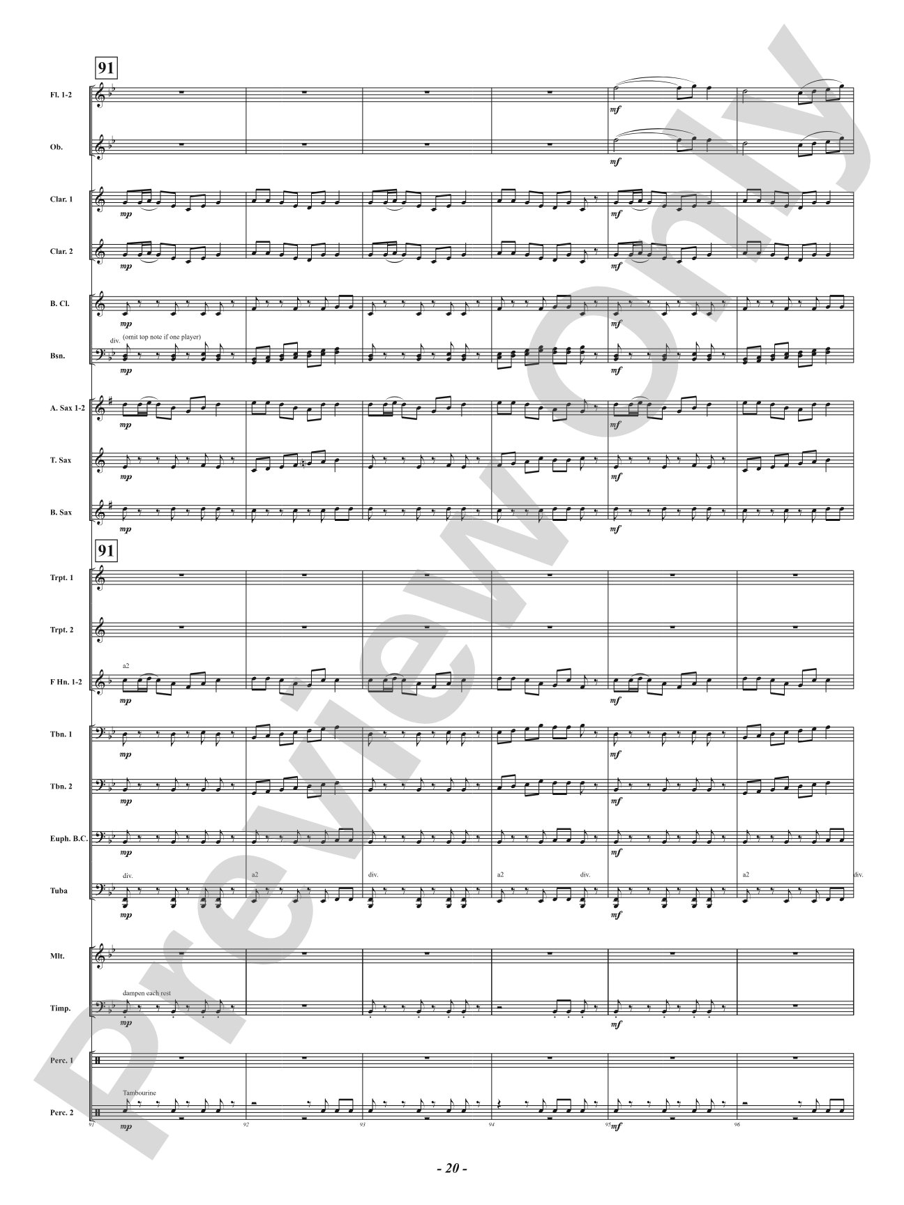 Not So Silent Night: Concert Band Conductor Score & Parts
