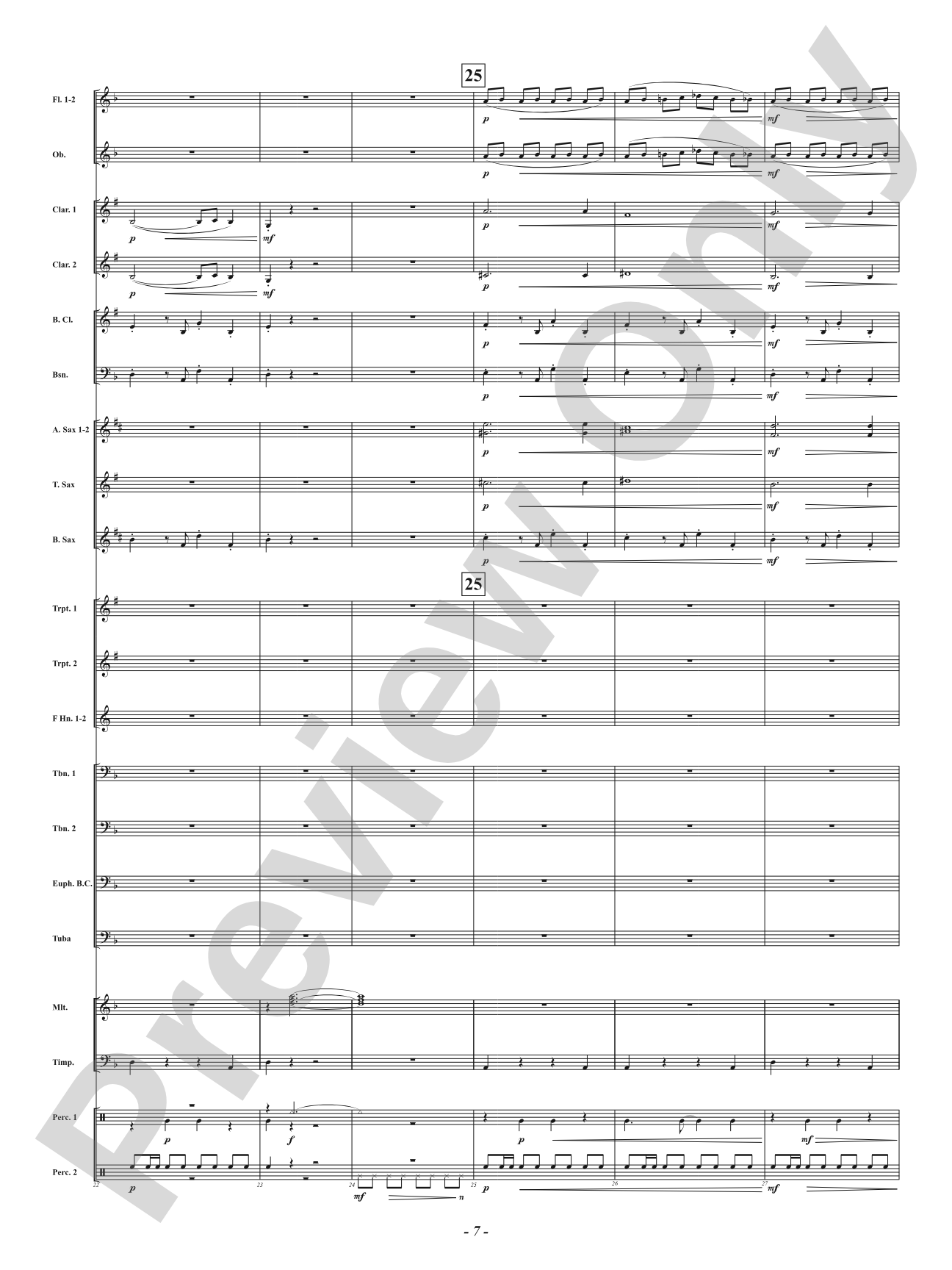 Not So Silent Night: Concert Band Conductor Score & Parts