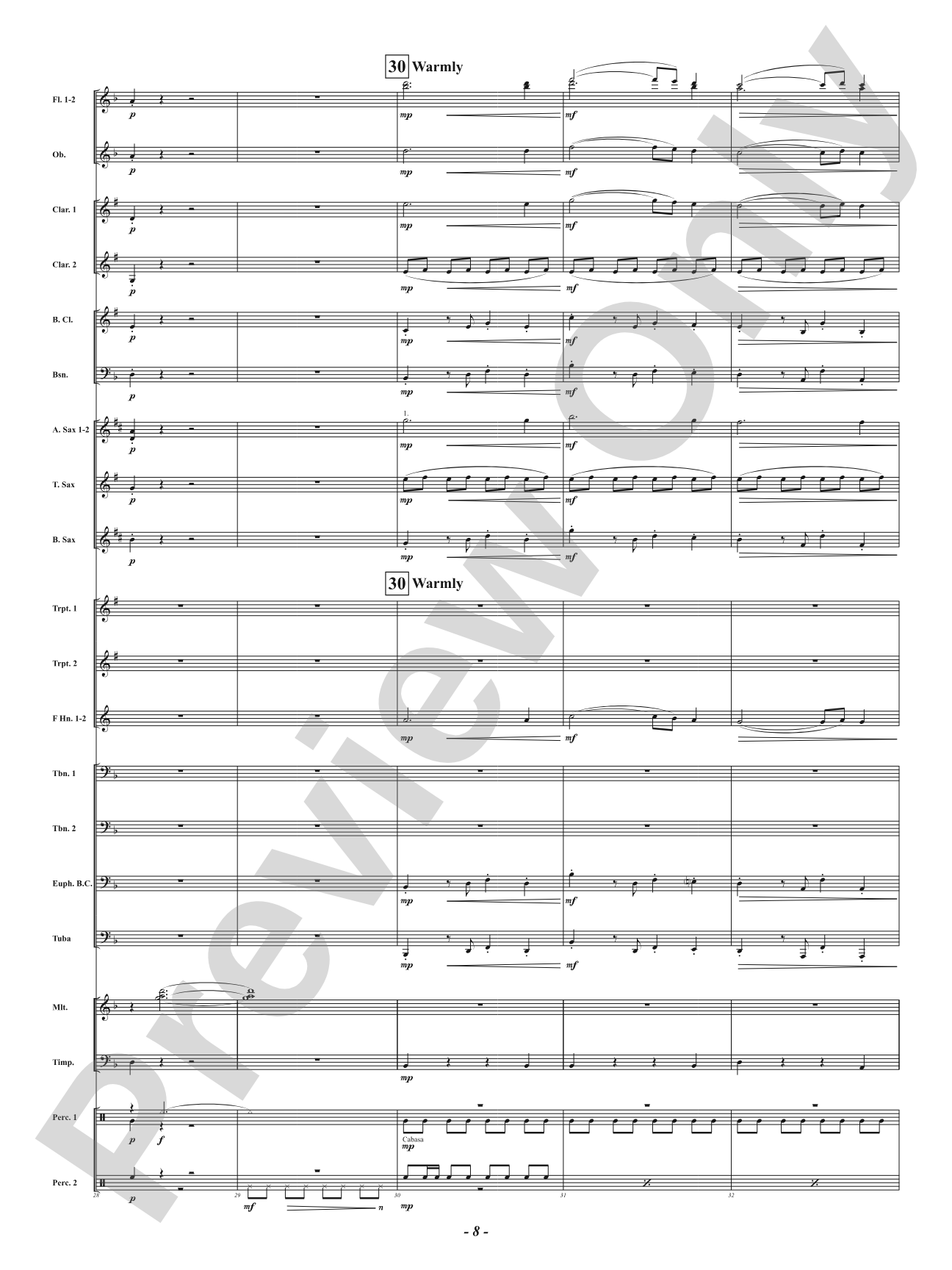 Not So Silent Night: Concert Band Conductor Score & Parts