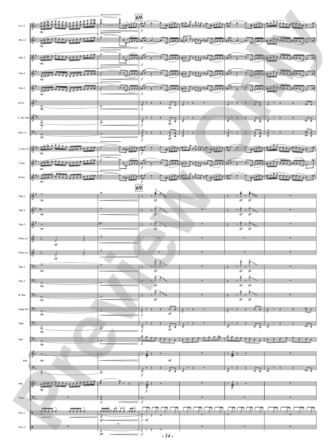Hot As Blue Blazes: Concert Band Conductor Score & Parts