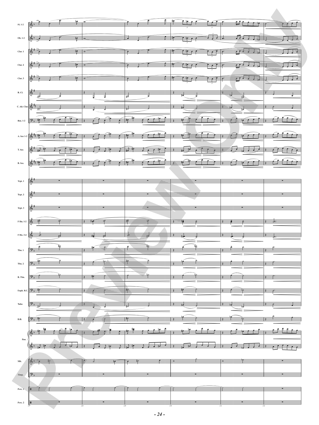 Hot As Blue Blazes: Concert Band Conductor Score & Parts