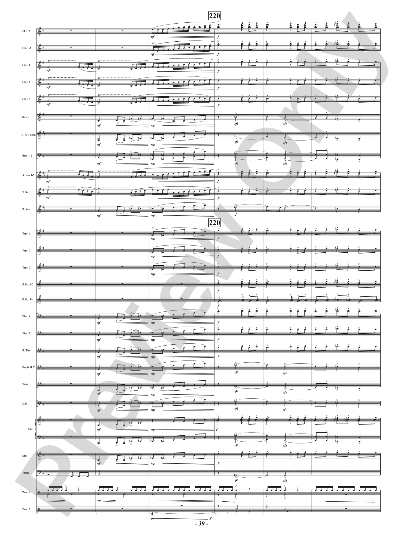 Hot As Blue Blazes: Concert Band Conductor Score & Parts