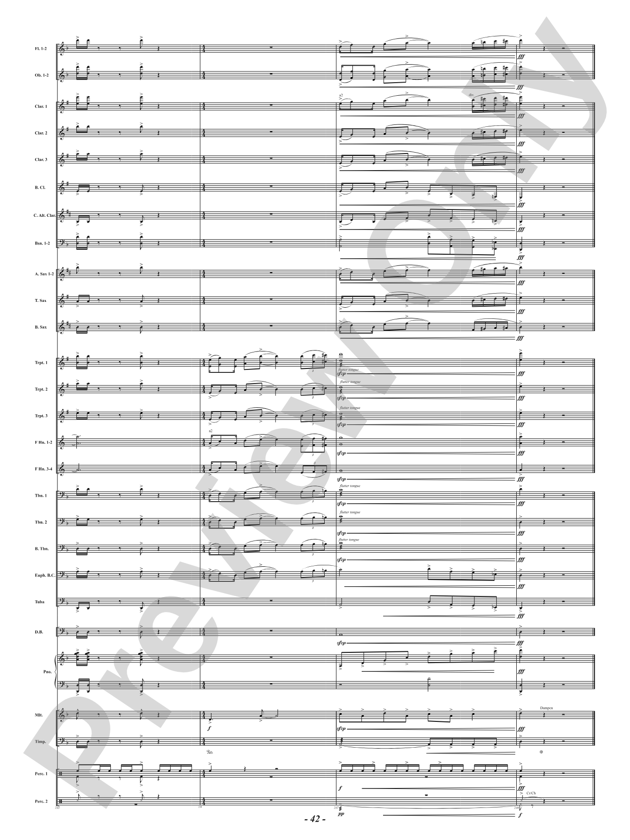 Hot As Blue Blazes: Concert Band Conductor Score & Parts