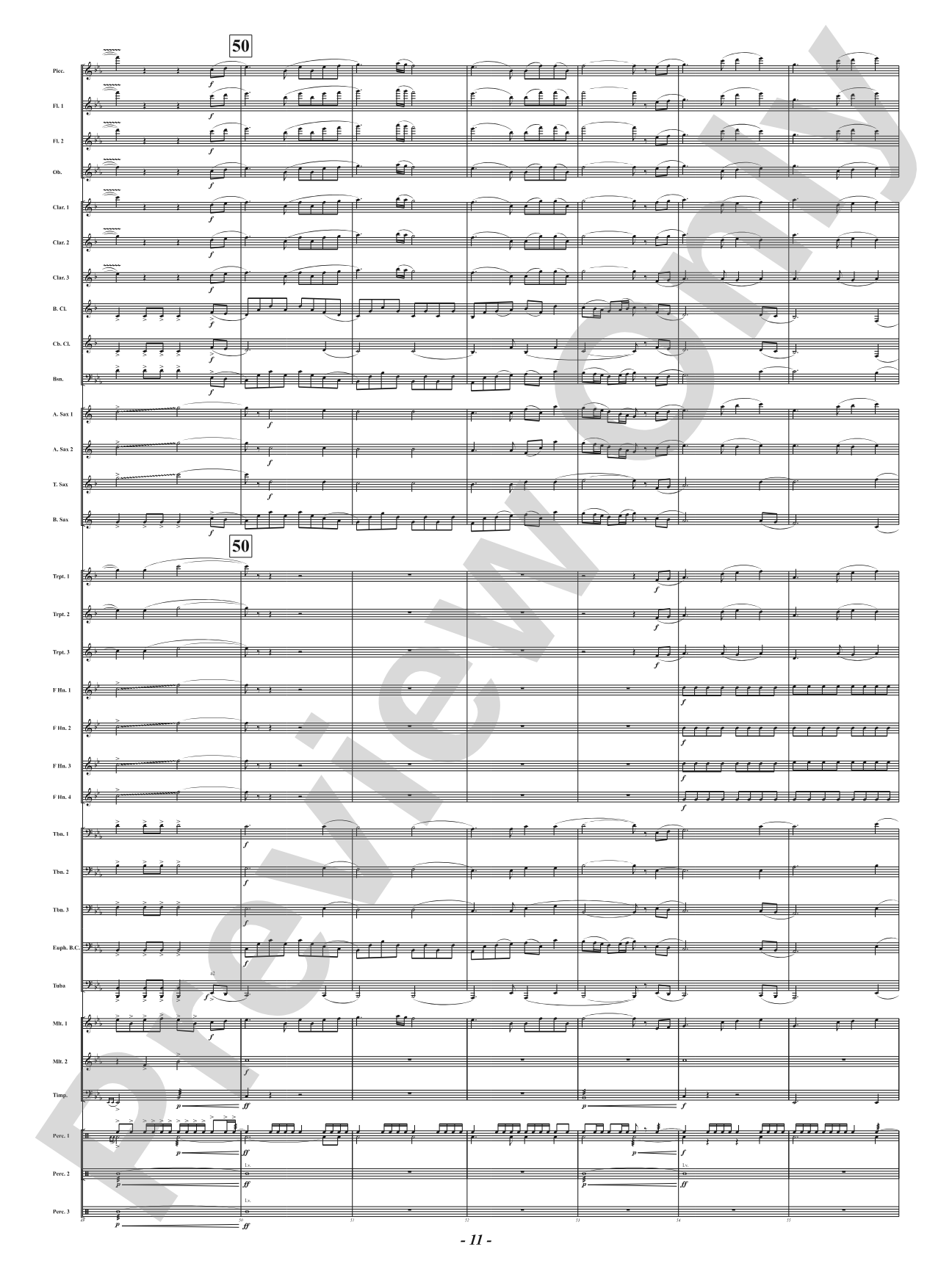 Dawn's Triumph: Concert Band Conductor Score & Parts