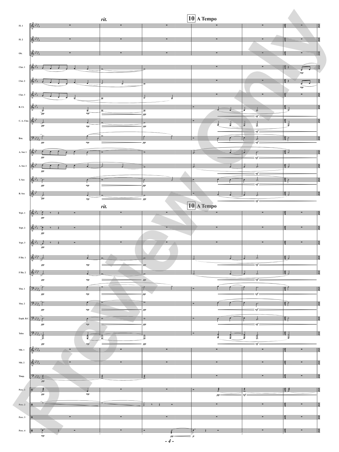 And Her Light Shines: Concert Band Conductor Score & Parts