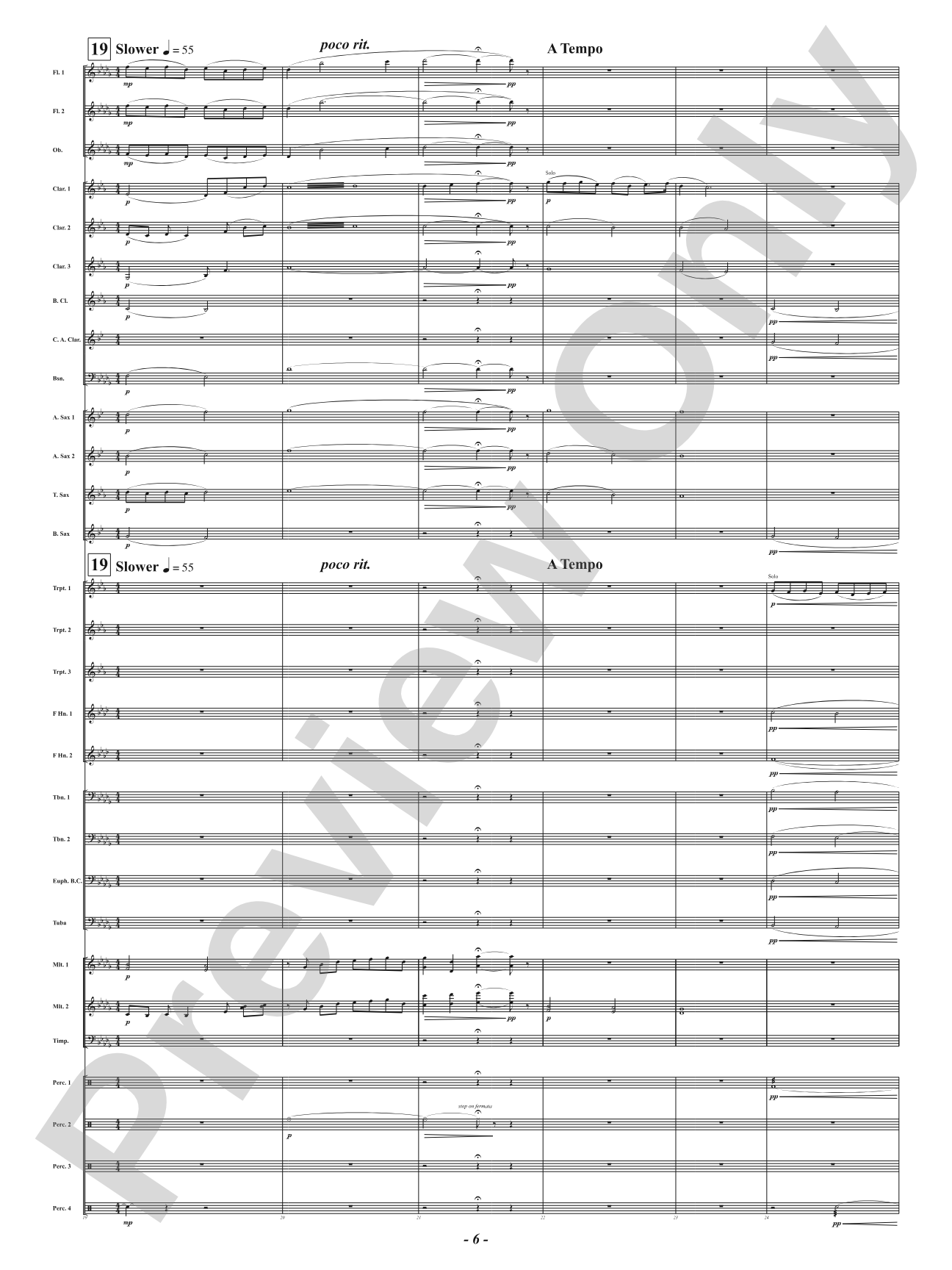 And Her Light Shines: Concert Band Conductor Score & Parts