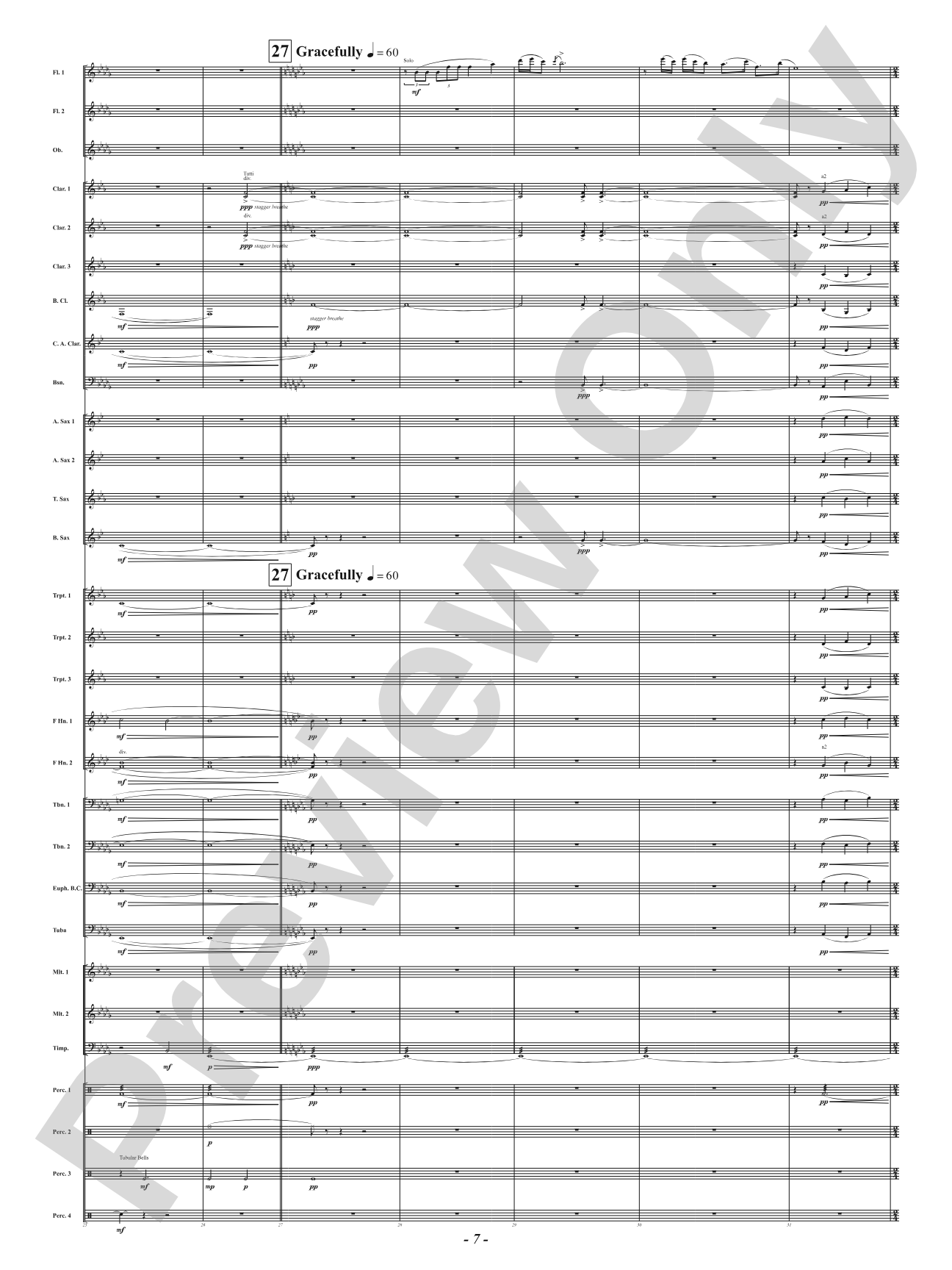 And Her Light Shines: Concert Band Conductor Score & Parts