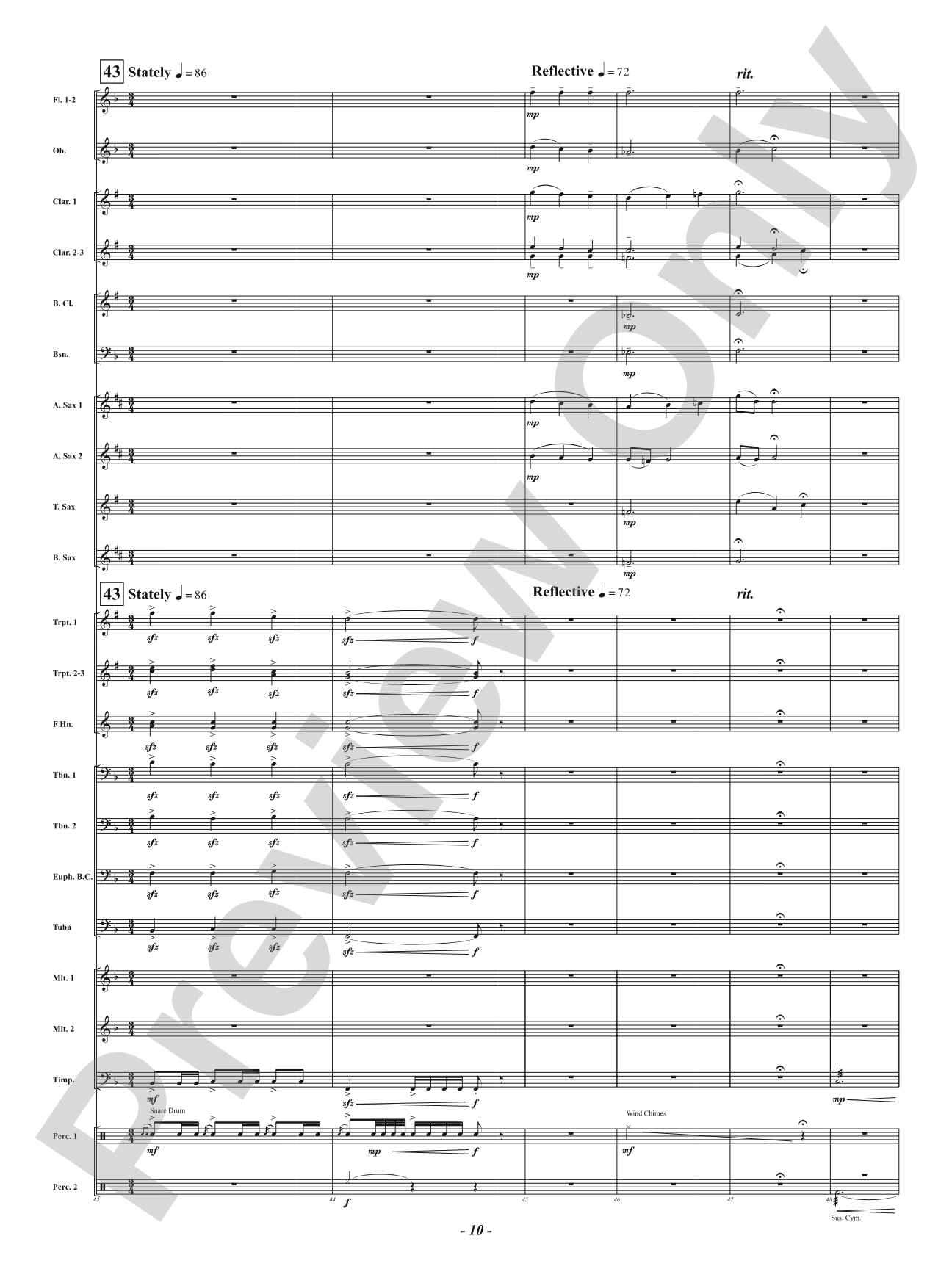 Peace Noel: Concert Band Conductor Score & Parts