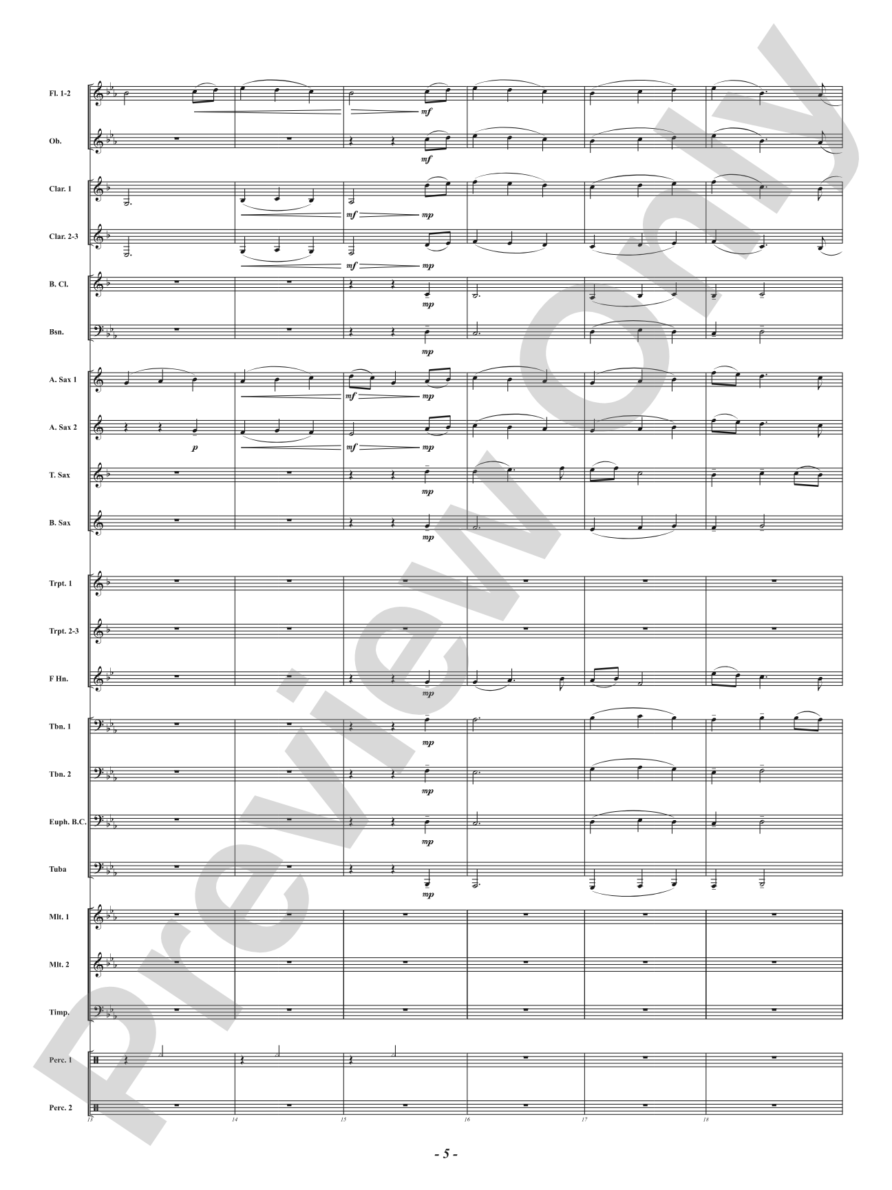 Peace Noel: Concert Band Conductor Score & Parts
