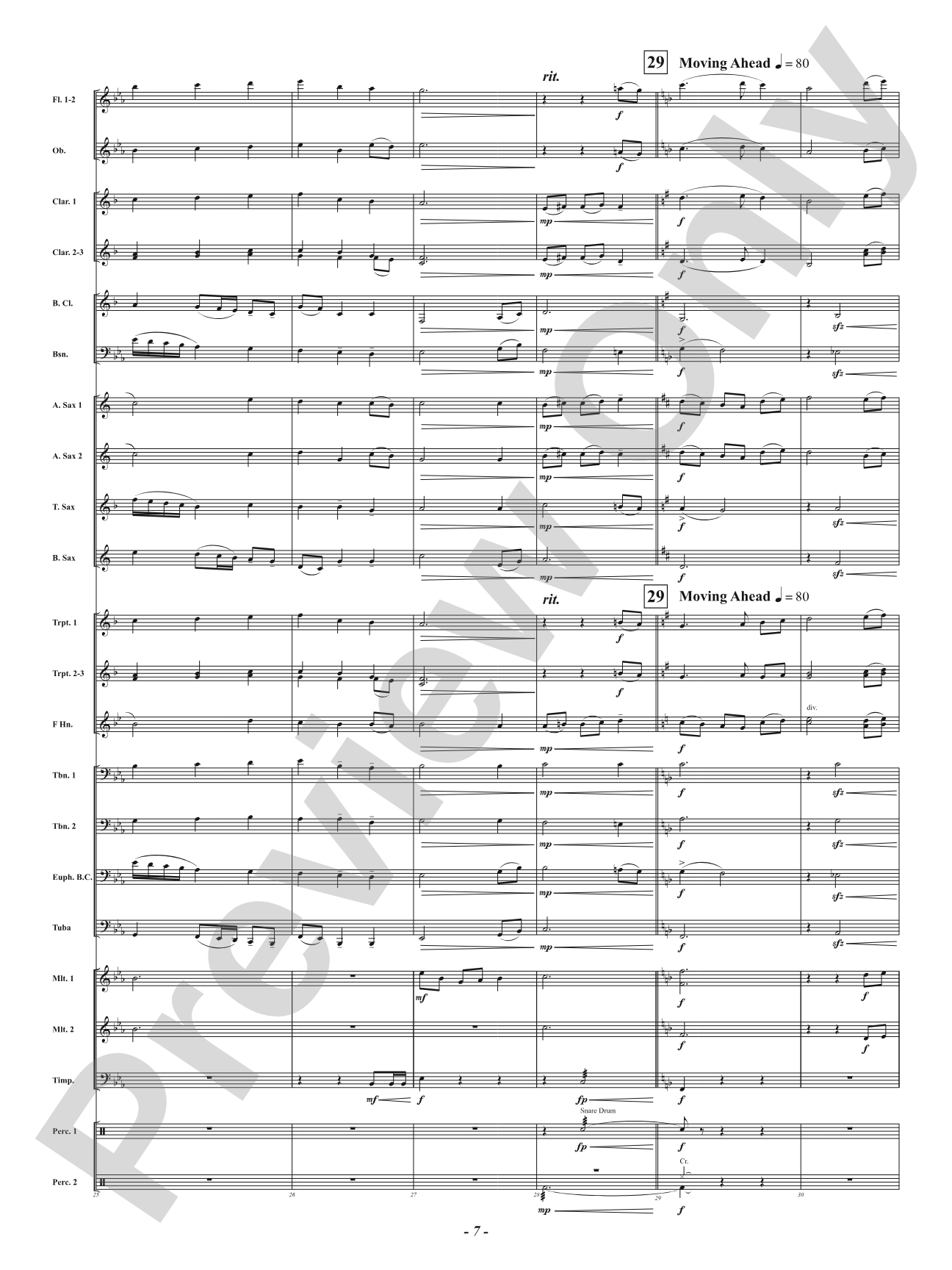 Peace Noel: Concert Band Conductor Score & Parts